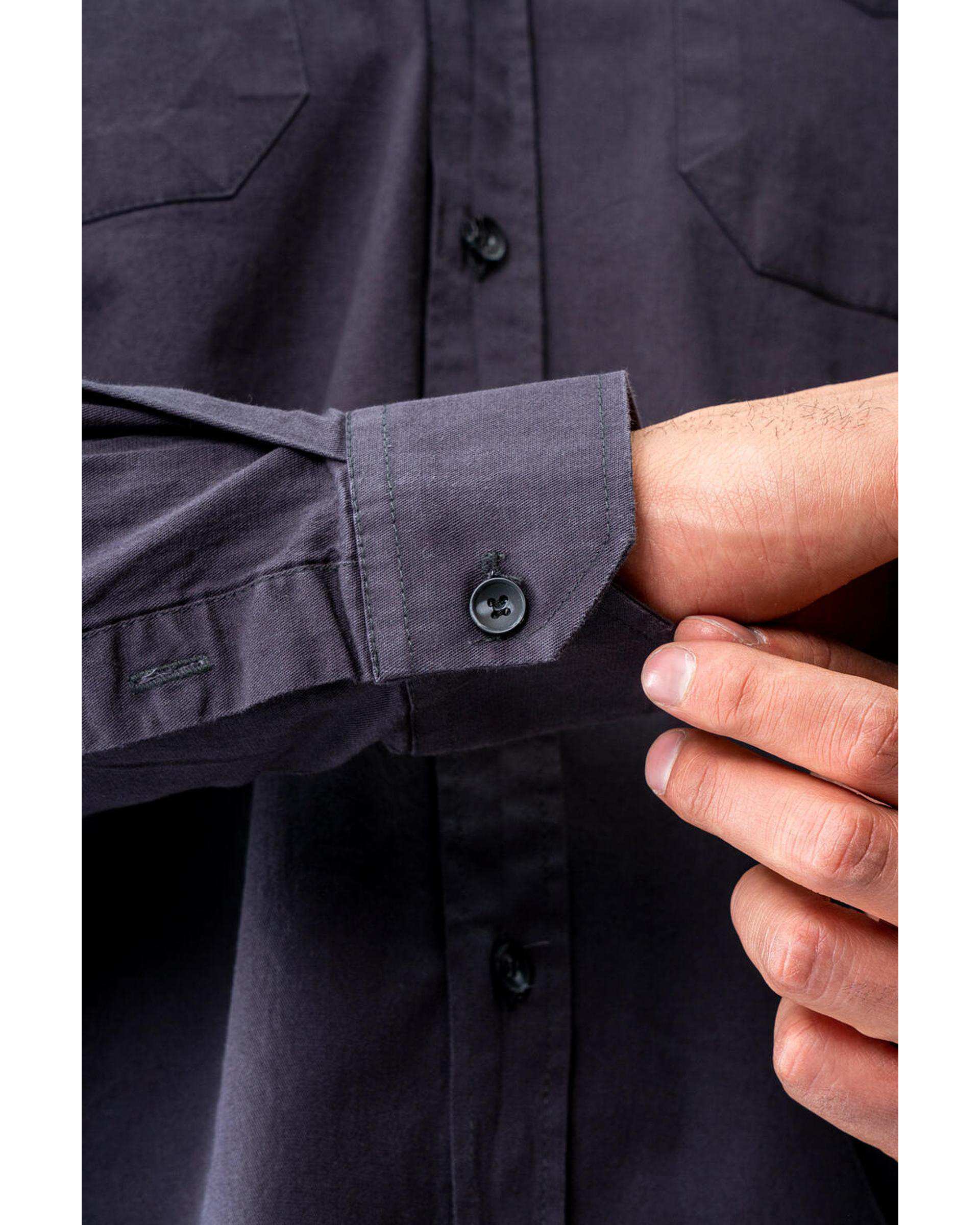 پیراهن مردانه کتان دودی آر ان اس RNS کد 12202588