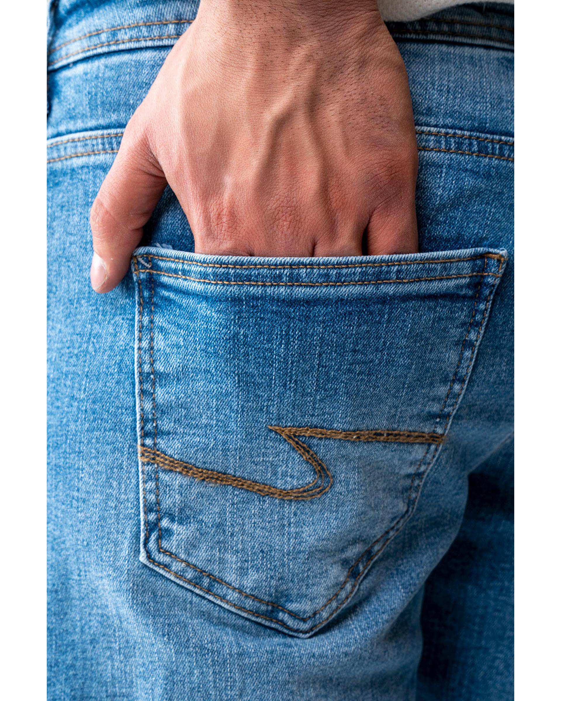 شلوار جین مردانه آبی روشن آر ان اس RNS کد 42042716