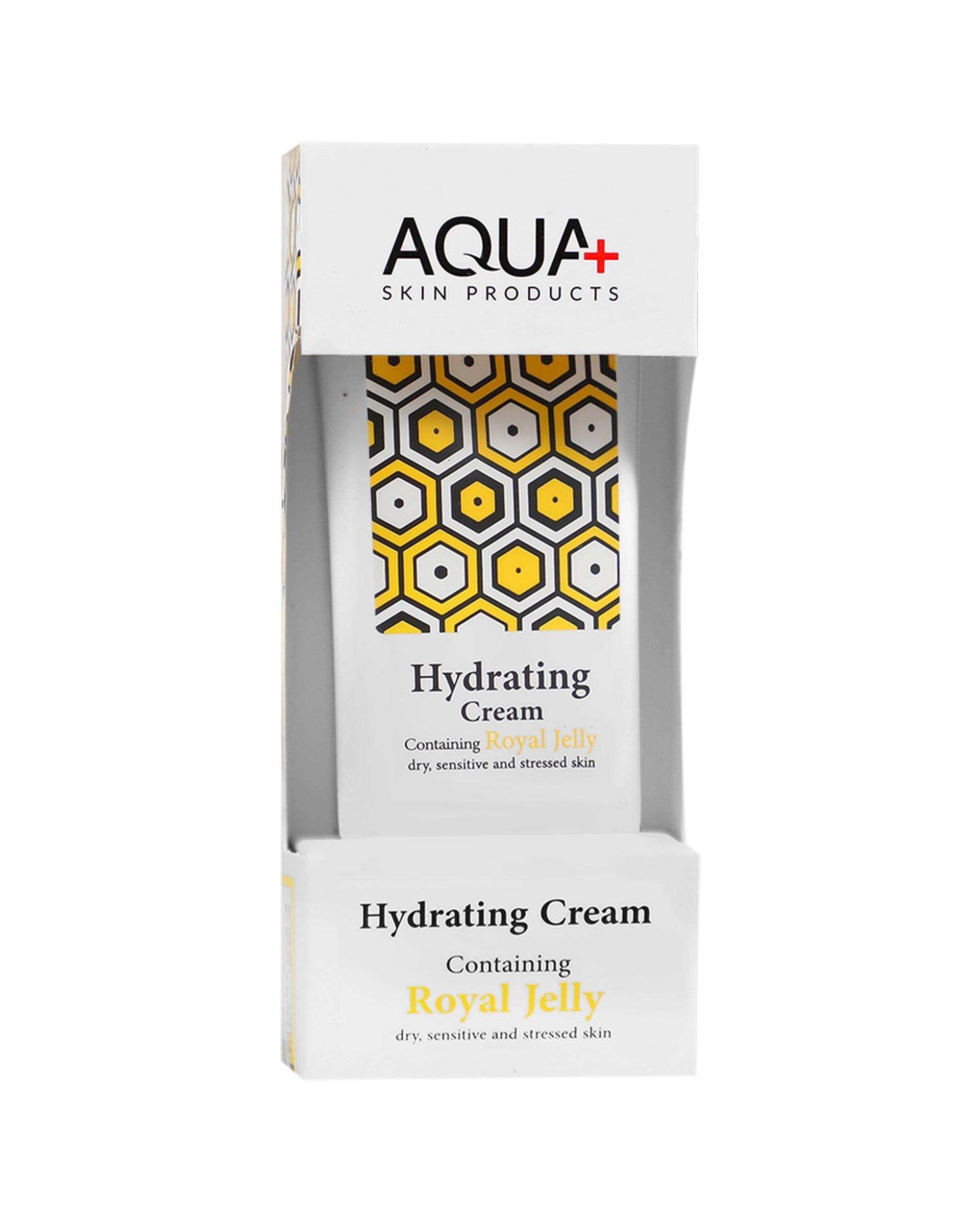 کرم آبرسان دست و صورت آکوا پلاس Aqua plus حاوی رویال ژل حجم 50ml