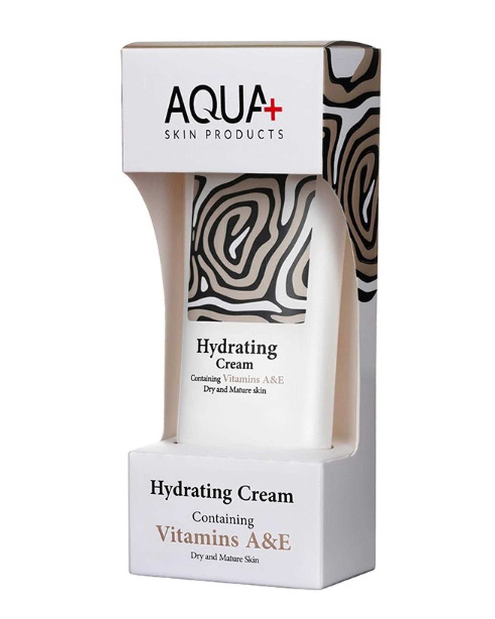 کرم آبرسان دست و صورت آکوا پلاس Aqua plus حاوی ویتامین A و E حجم 50ml