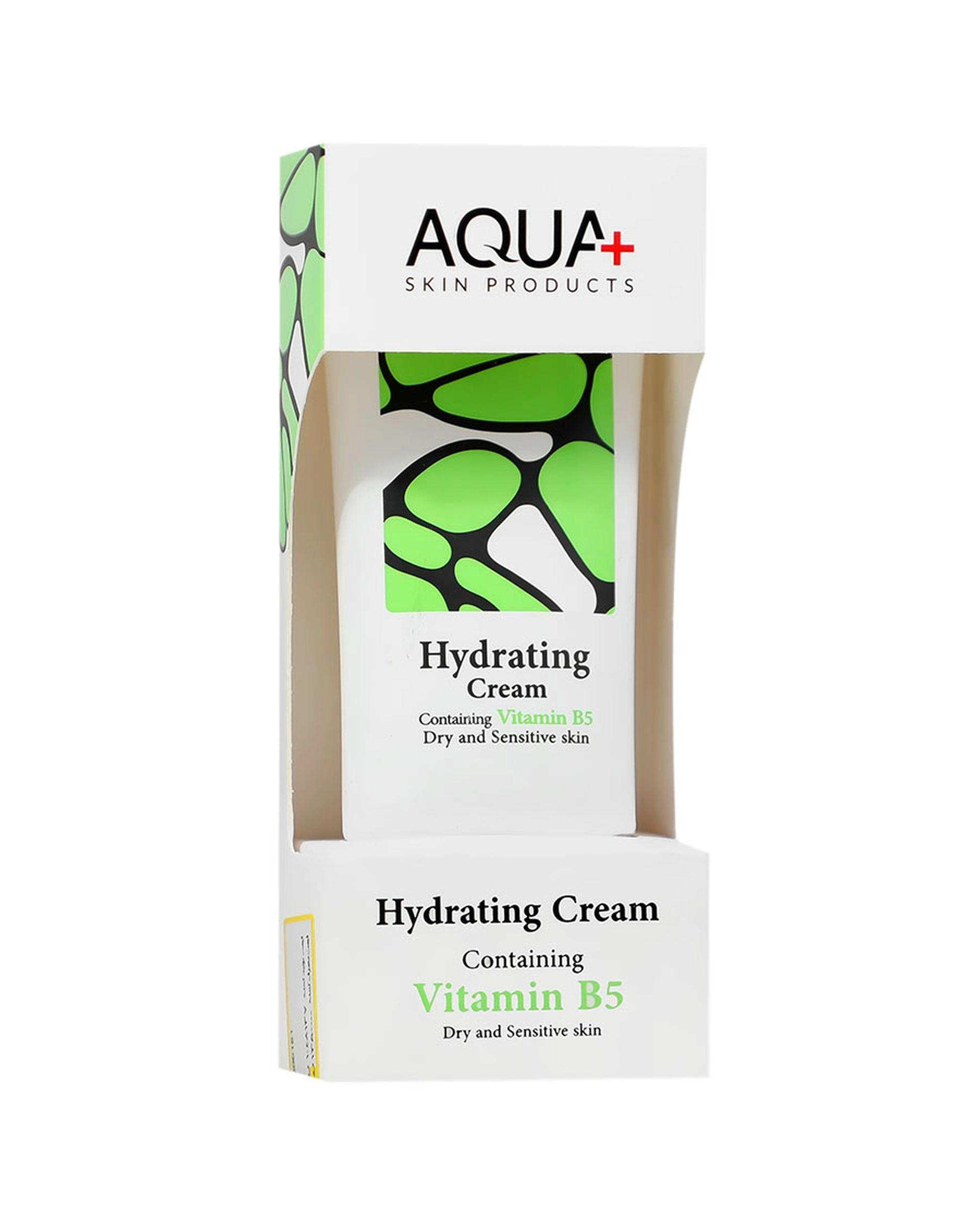 کرم آبرسان و مرطوب کننده آکوا پلاس Aqua plus حاوی ویتامین B5 حجم 50ml