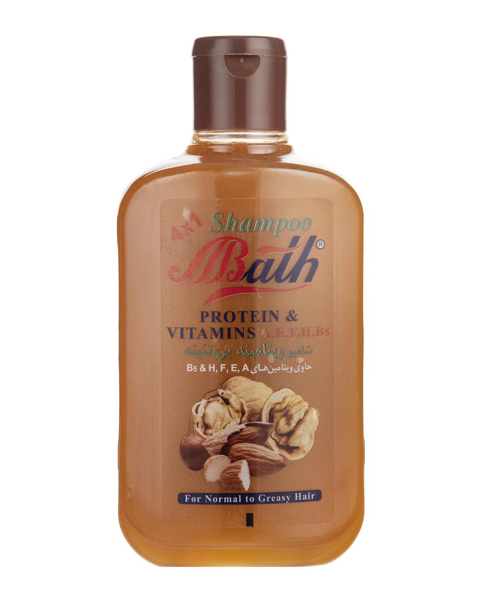 شامپو مو بس مدل Walnut & Almond مناسب برای موهای معمولی تا چرب حجم 1000 میلی لیتر