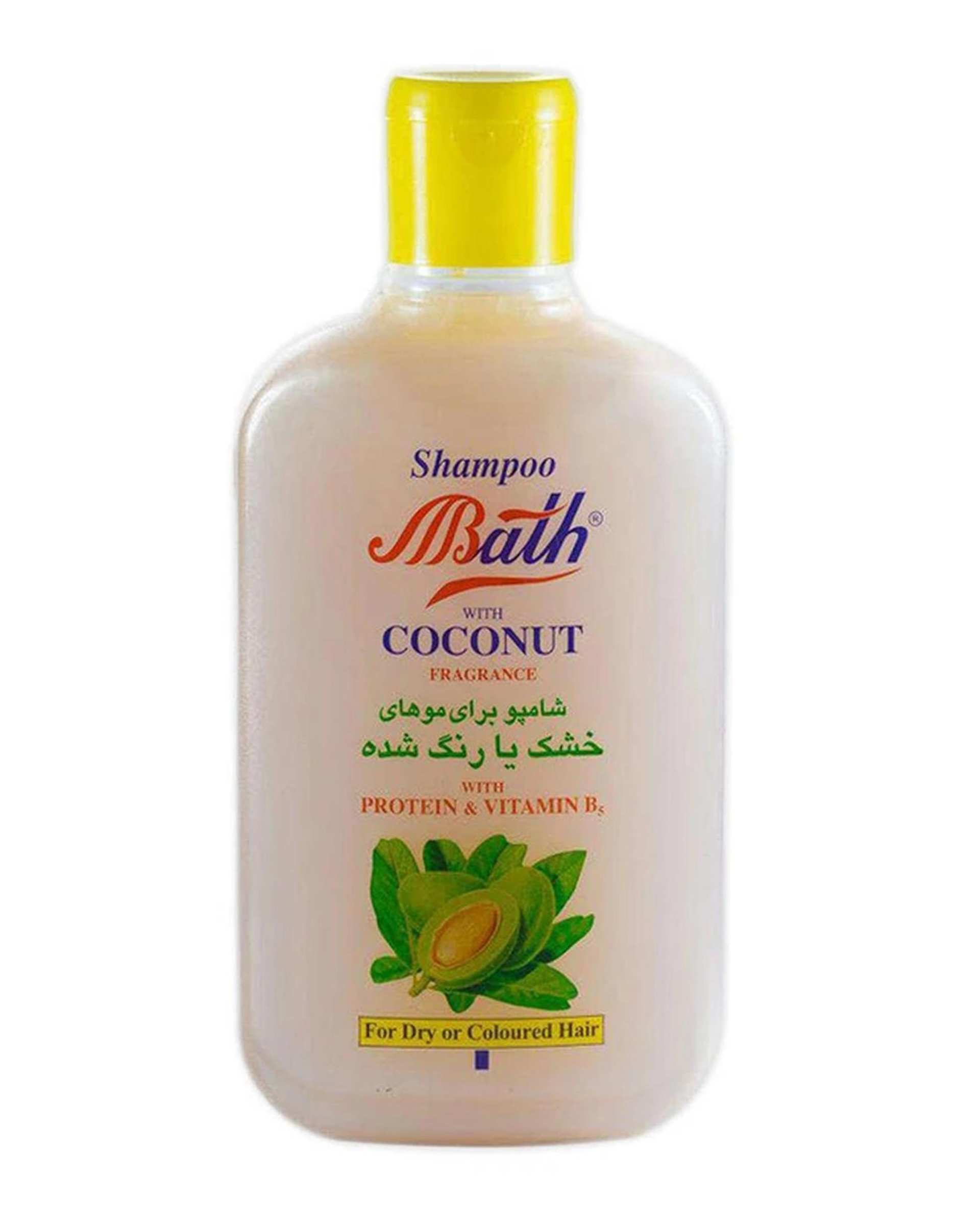 شامپو مو بس مدل Coconut مناسب موهای خشک و رنگ شده وزن 1000 میلی لیتر