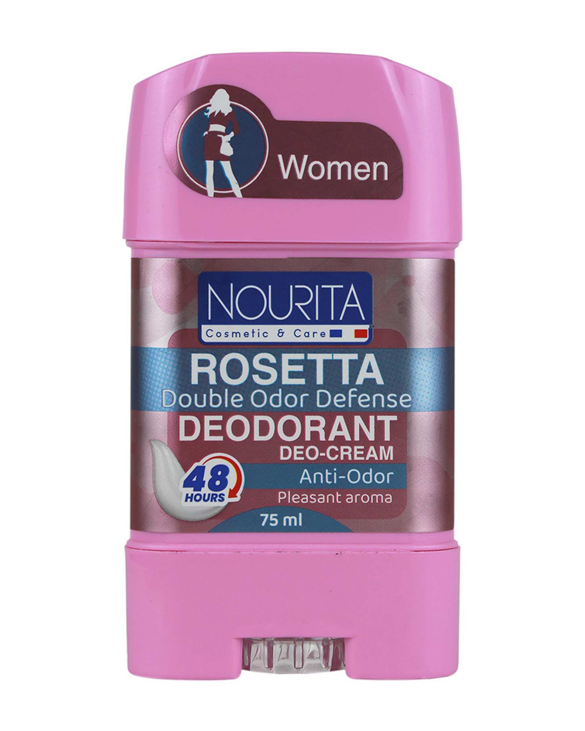 مام استیک کرمی خوشبو کننده بدن زنانه نوریتا Nourita مدل Rosetta حجم 75ml