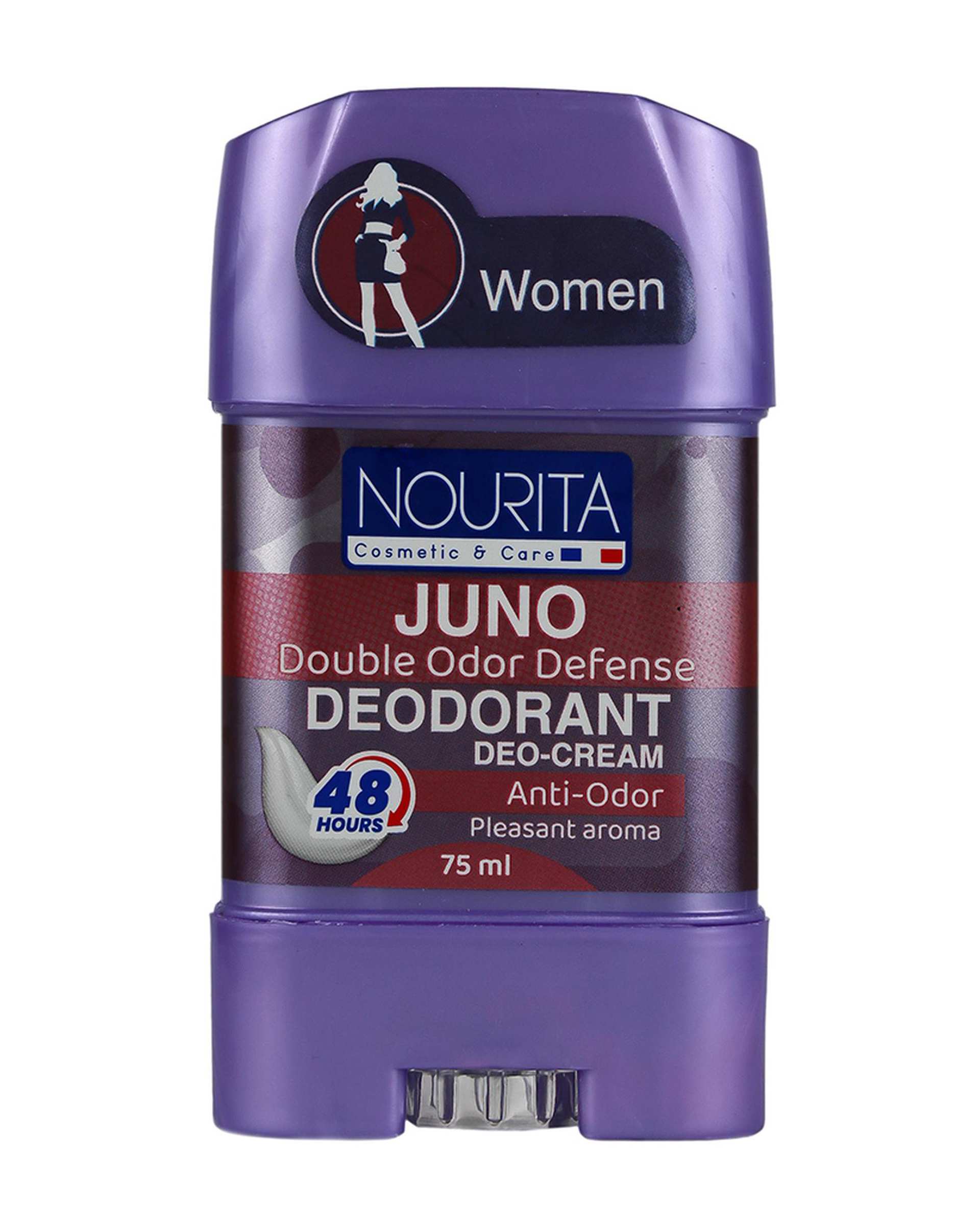 مام استیک کرمی خوشبو کننده بدن زنانه نوریتا Nourita مدل Juno حجم 75ml