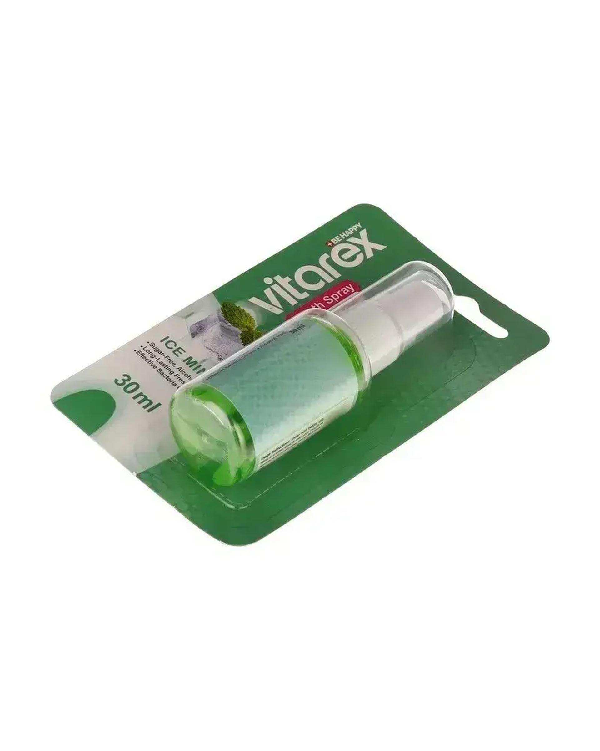 اسپری خوشبو کننده دهان ویتارکس Vitarex با طعم نعناع حجم 30ml