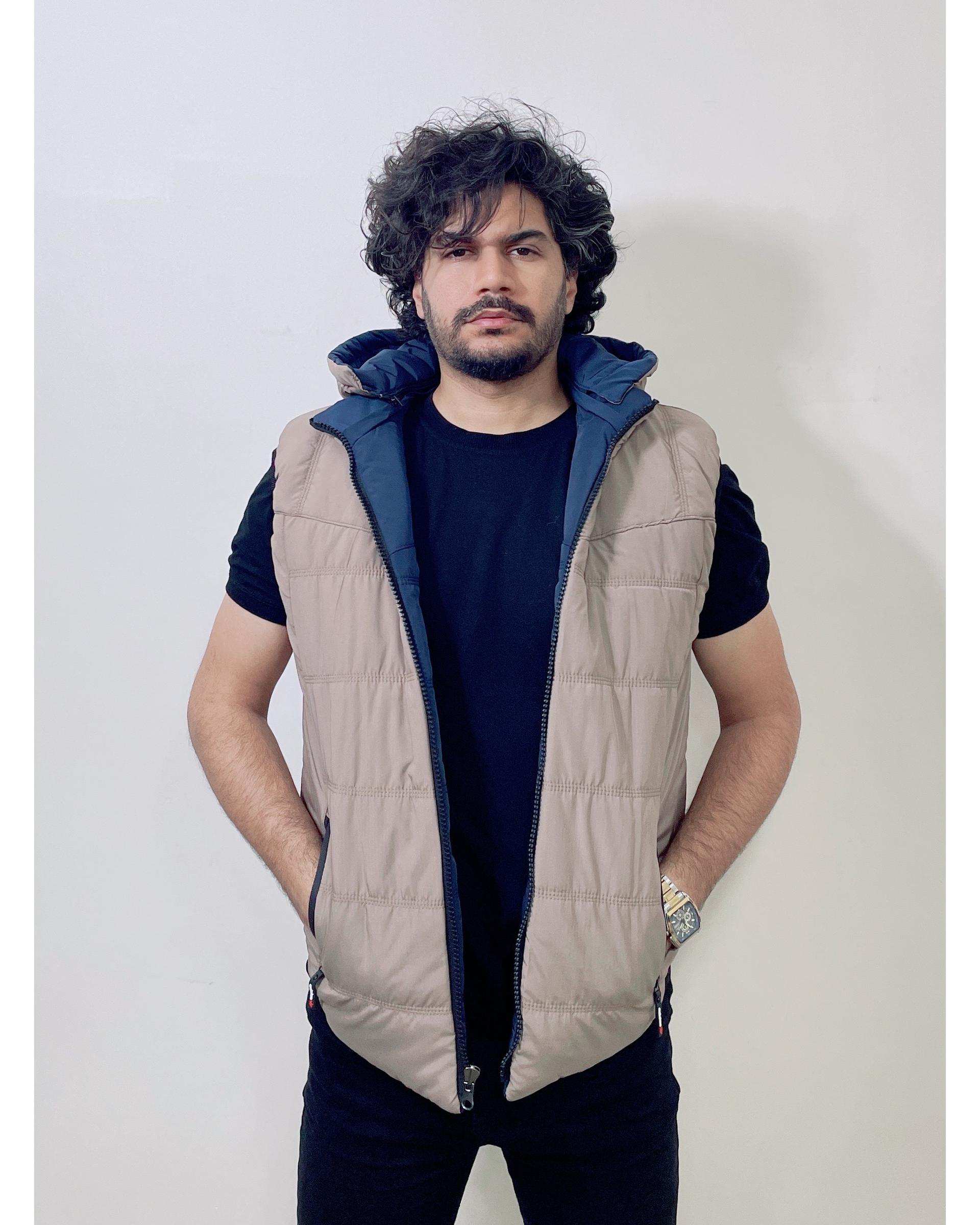 پافر مردانه دورو سرمه ای کرم دیورسو Diverso کد 4868