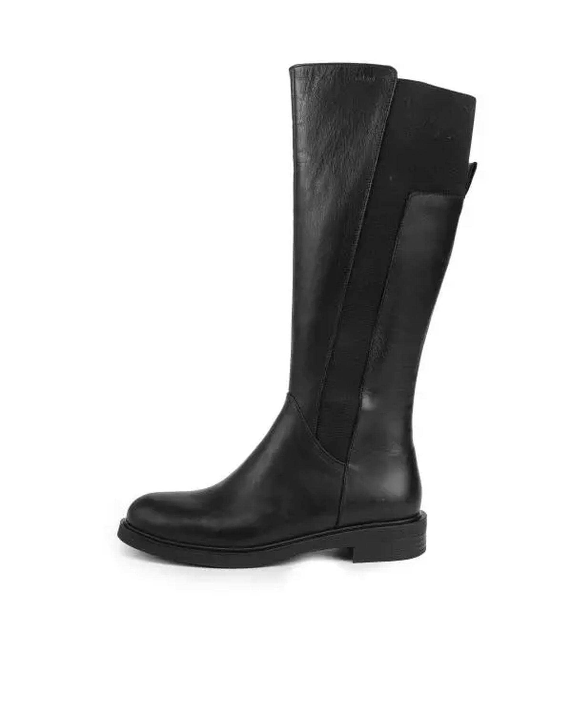 بوت چرم زنانه مشکی صاد Saad مدل RF7801