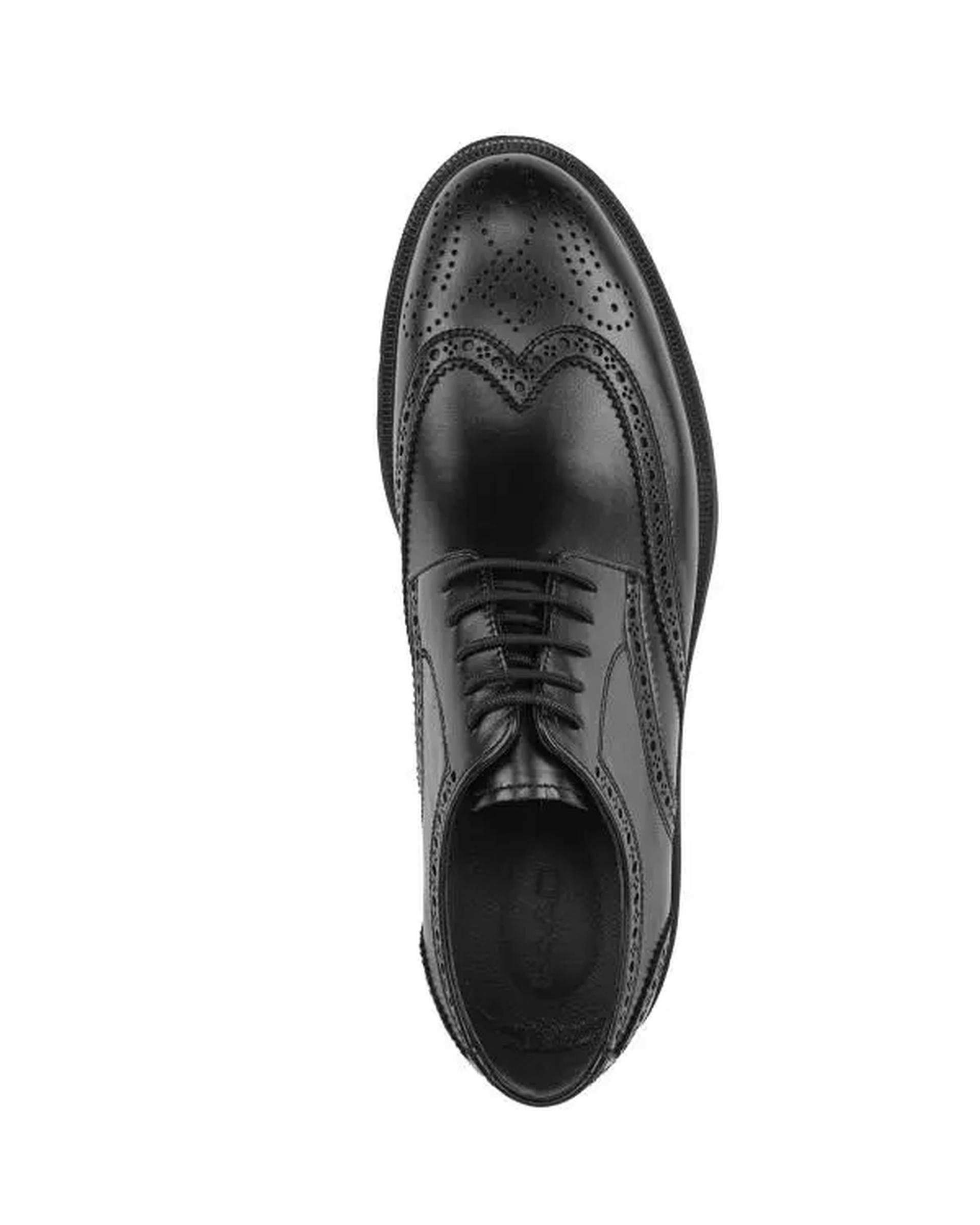 کفش چرم مردانه کژوال مشکی صاد Saad مدل ZM0501