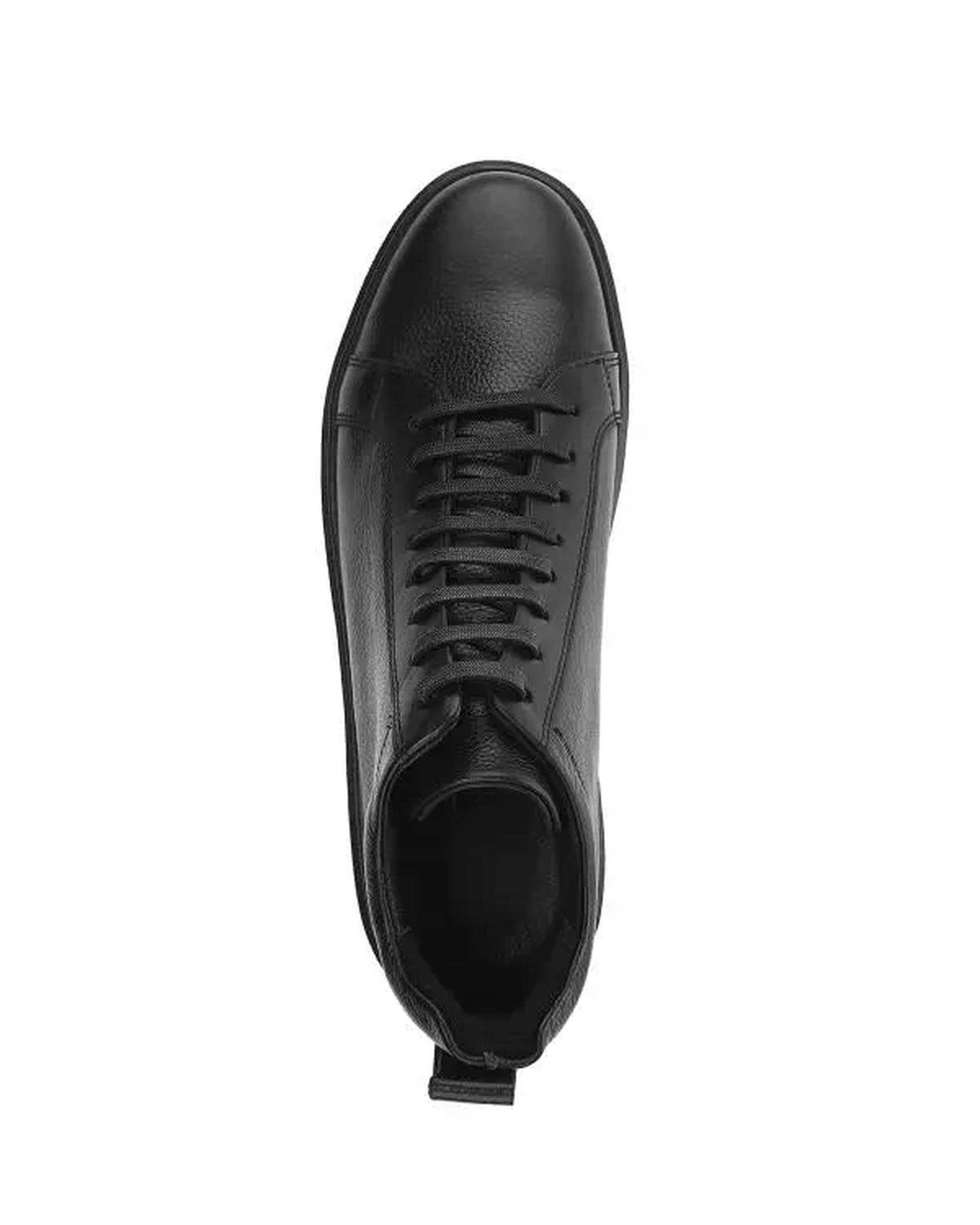 نیم بوت چرم مردانه مشکی صاد Saad مدل ZM0301