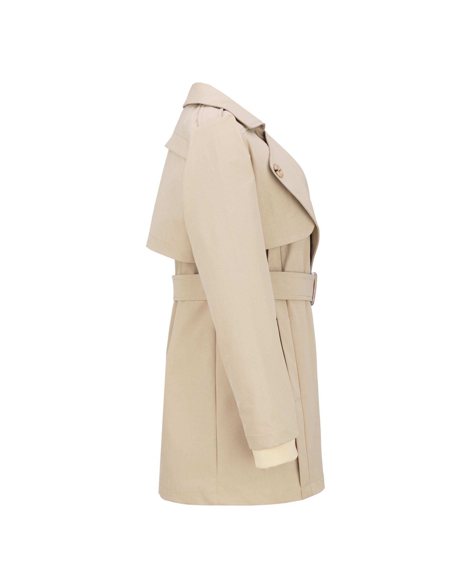 بارانی زنانه کرم مدل دیارا السانا Elsana کد 2379