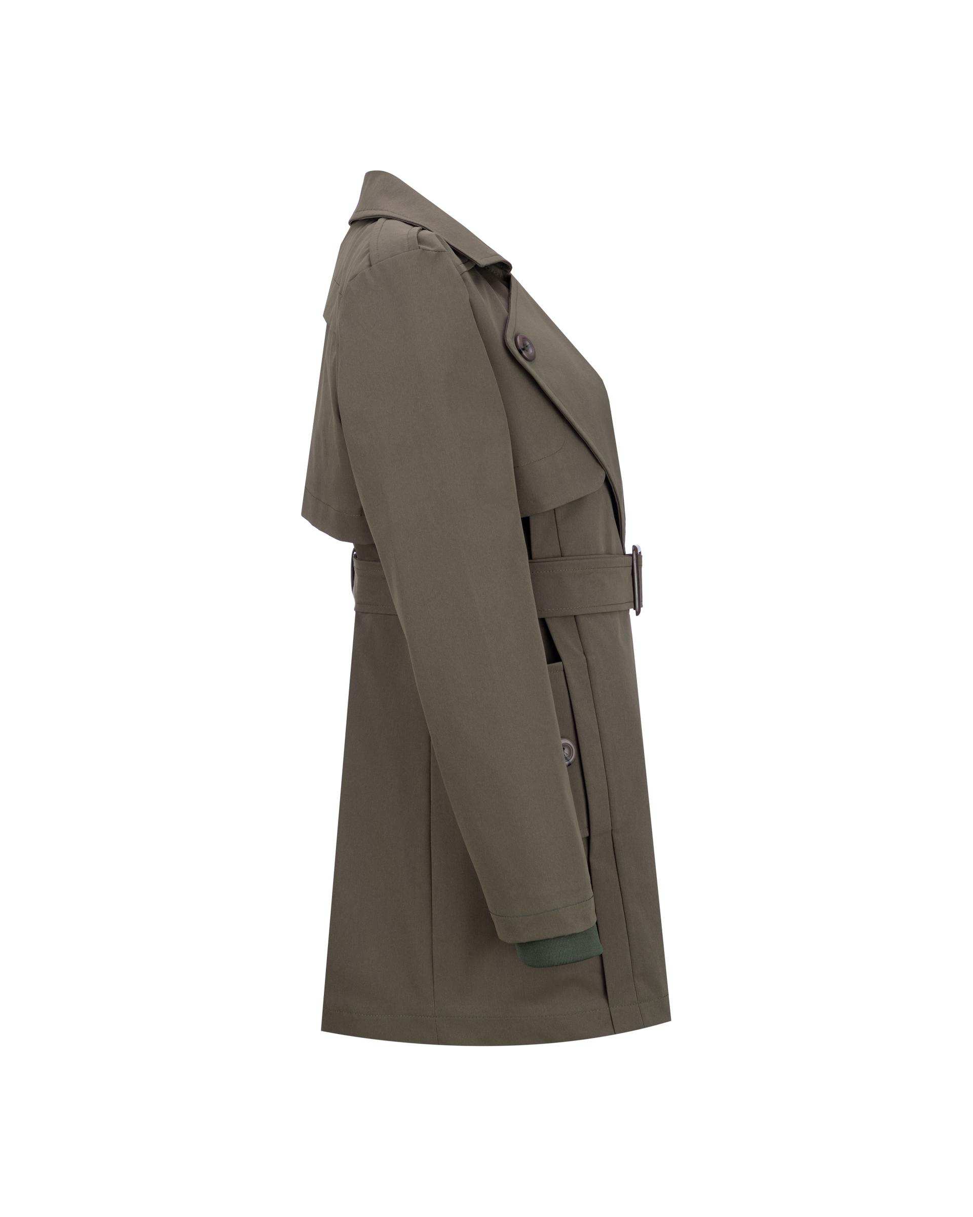 بارانی زنانه سبز یشمی مدل دیارا السانا Elsana کد 2379