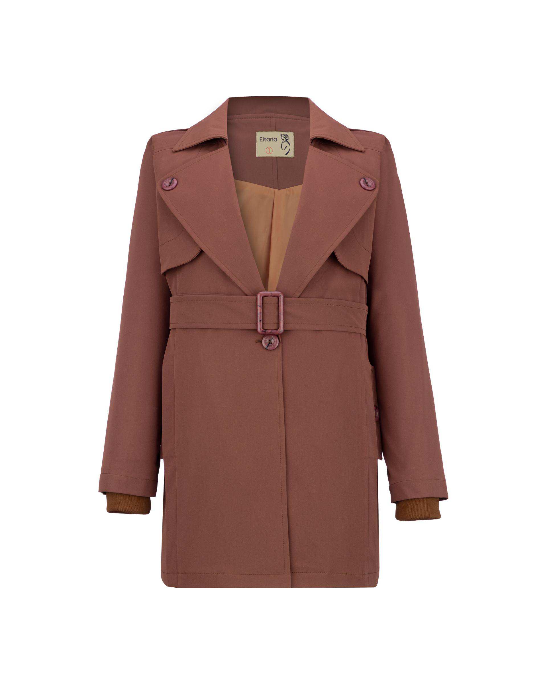 بارانی زنانه مسی مدل دیارا السانا Elsana کد 2379