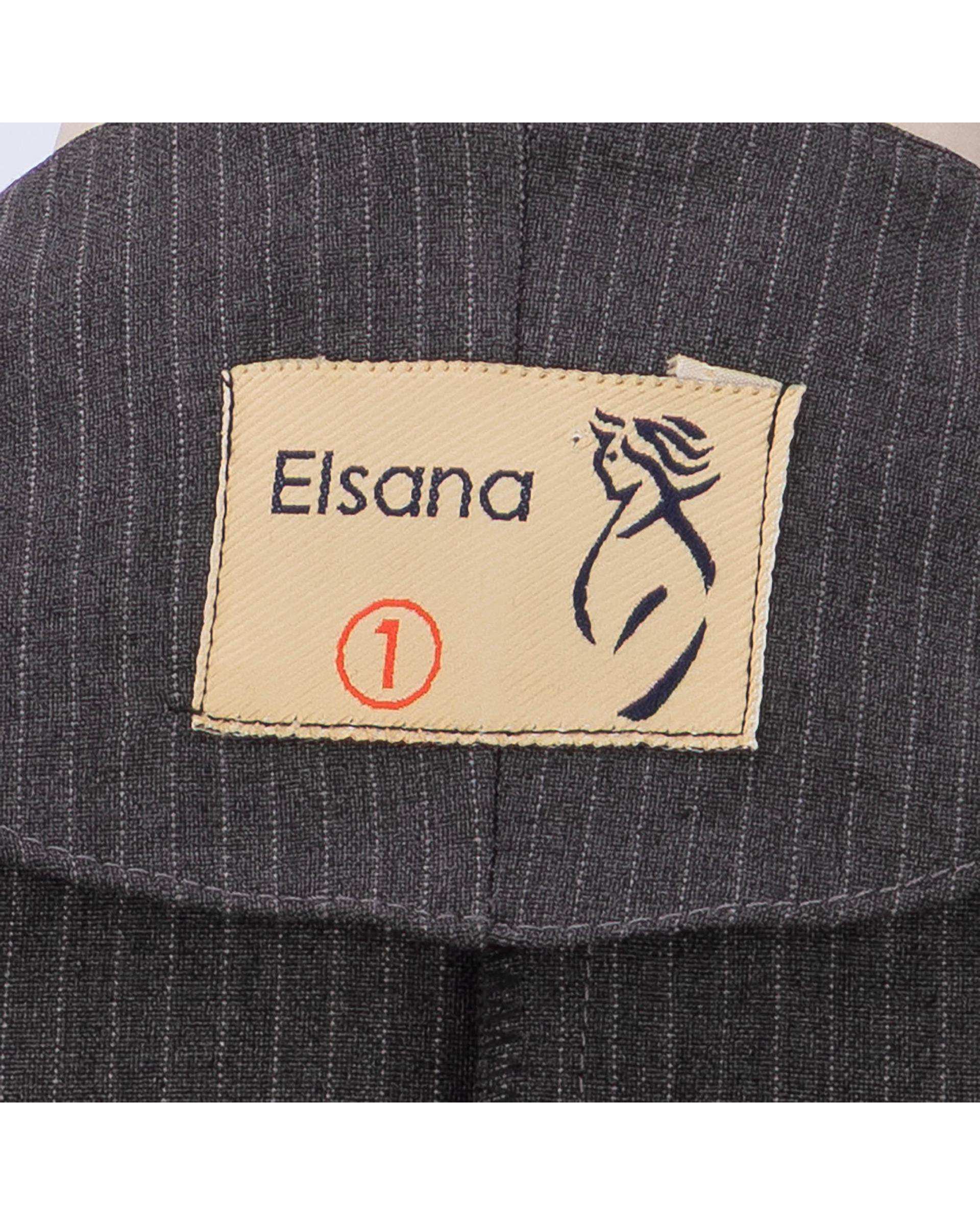 ست مانتو بلندو شلوار و جلیقه زنانه دیپلمات نوک مدادی مدل سمیناز السانا Elsana کد 2405