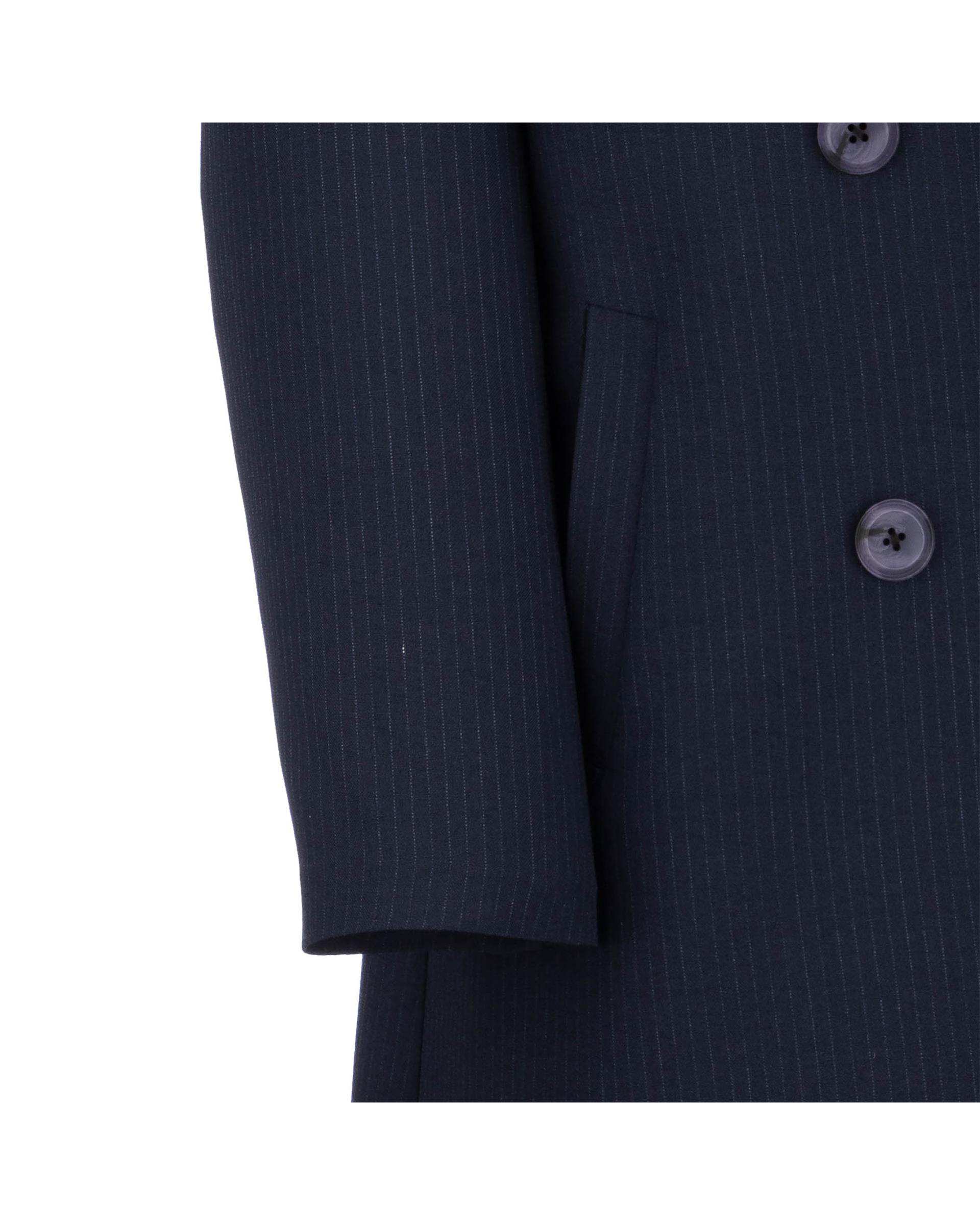 ست مانتو بلند و شلوار و جلیقه زنانه دیپلمات سرمه ای مدل سمیناز السانا Elsana کد 2405