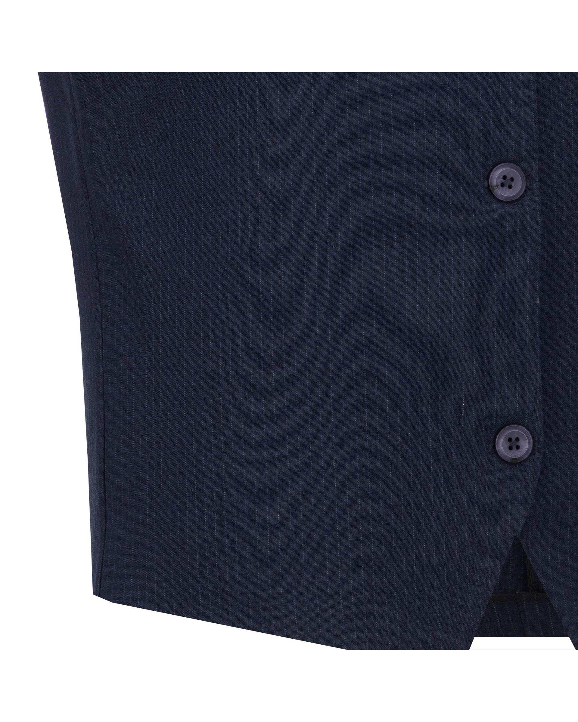 ست مانتو بلند و شلوار و جلیقه زنانه دیپلمات سرمه ای مدل سمیناز السانا Elsana کد 2405