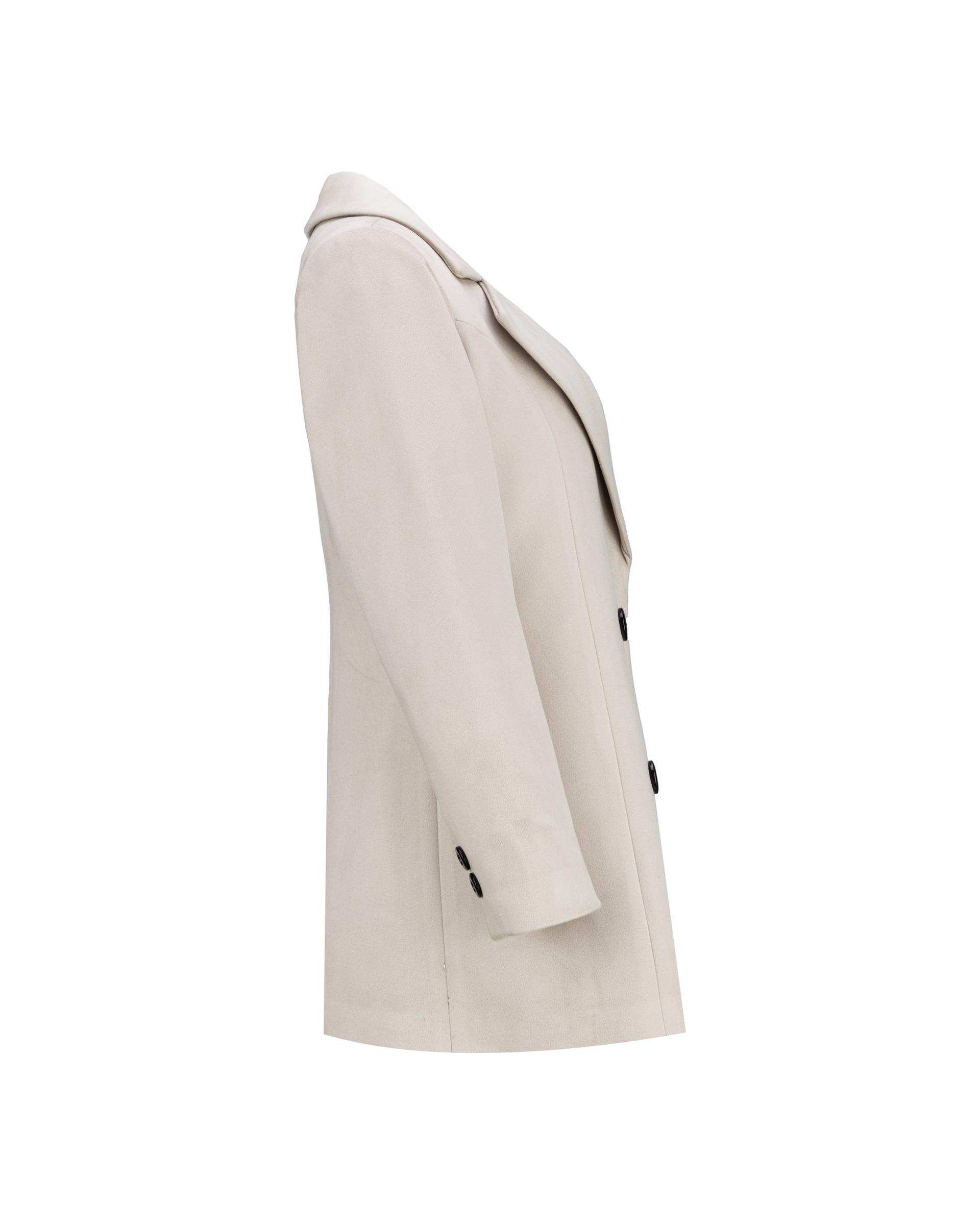 پالتو زنانه شیری مدل کایان السانا Elsana کد 2407