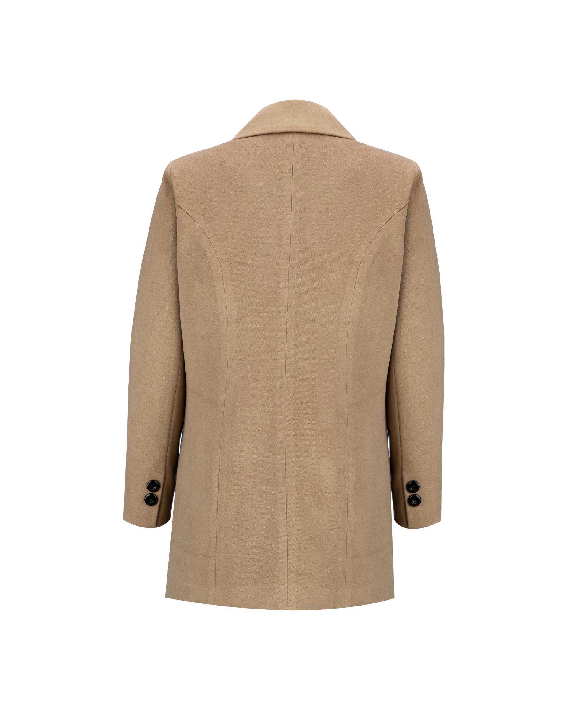 پالتو زنانه نسکافه ای مدل کایان السانا Elsana کد 2407