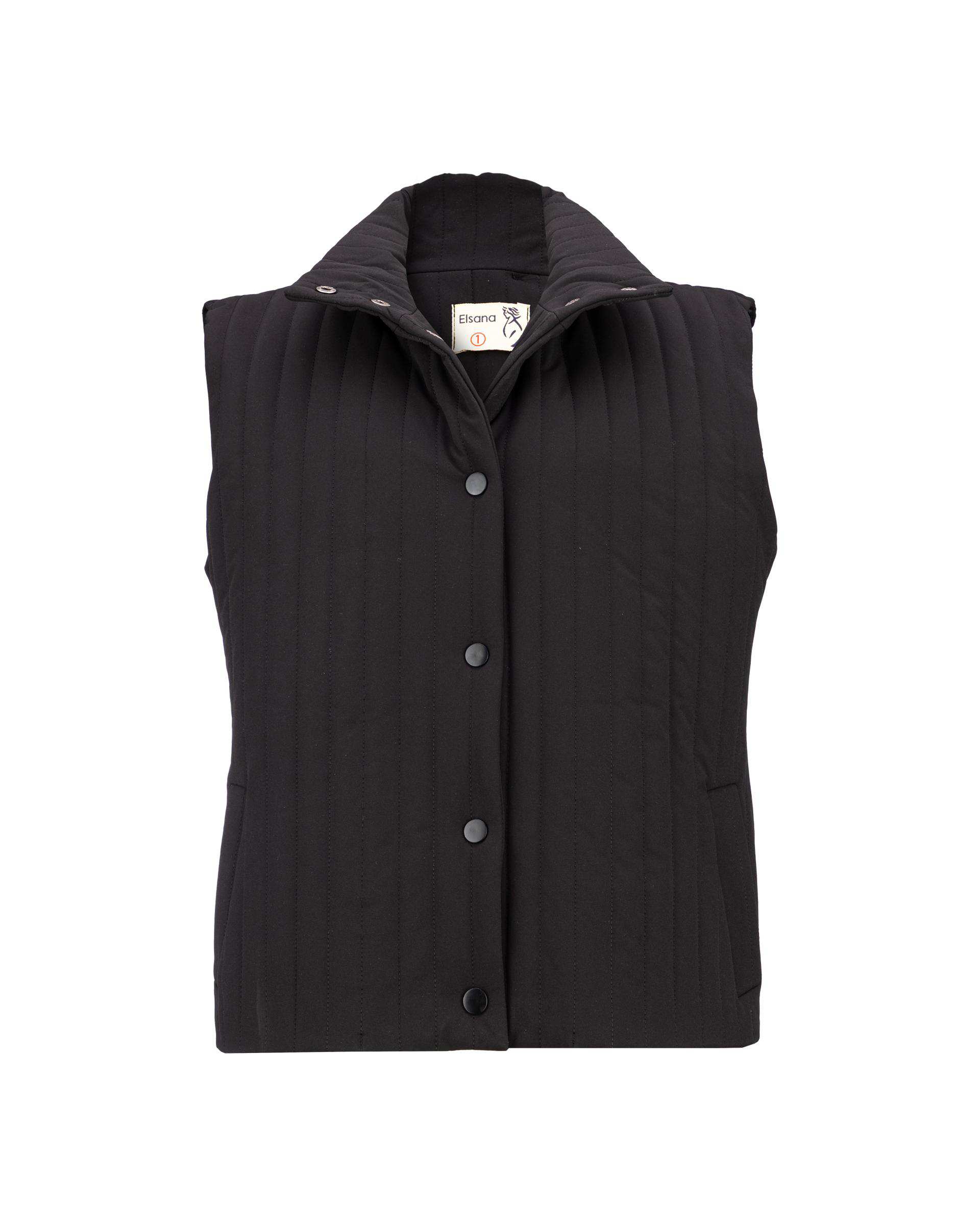 پافر زنانه مشکی مدل زیوا السانا Elsana کد 2408