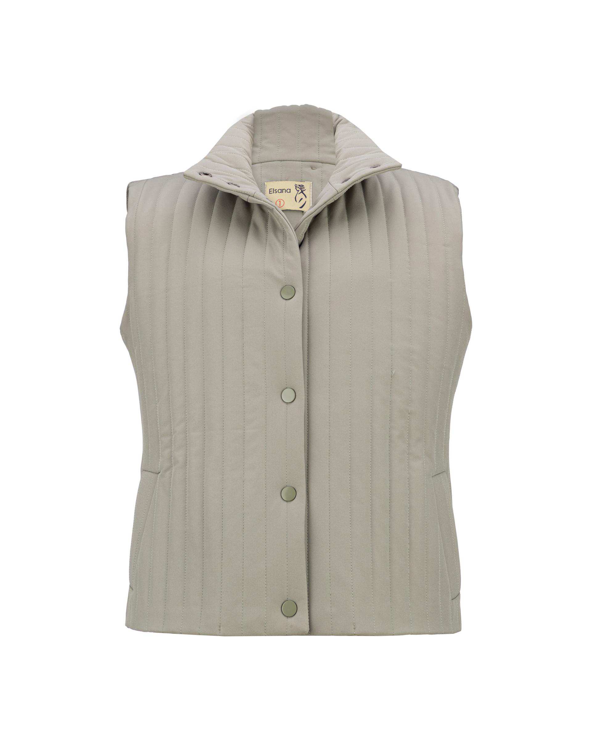 پافر زنانه سبز سدری مدل زیوا السانا Elsana کد 2408