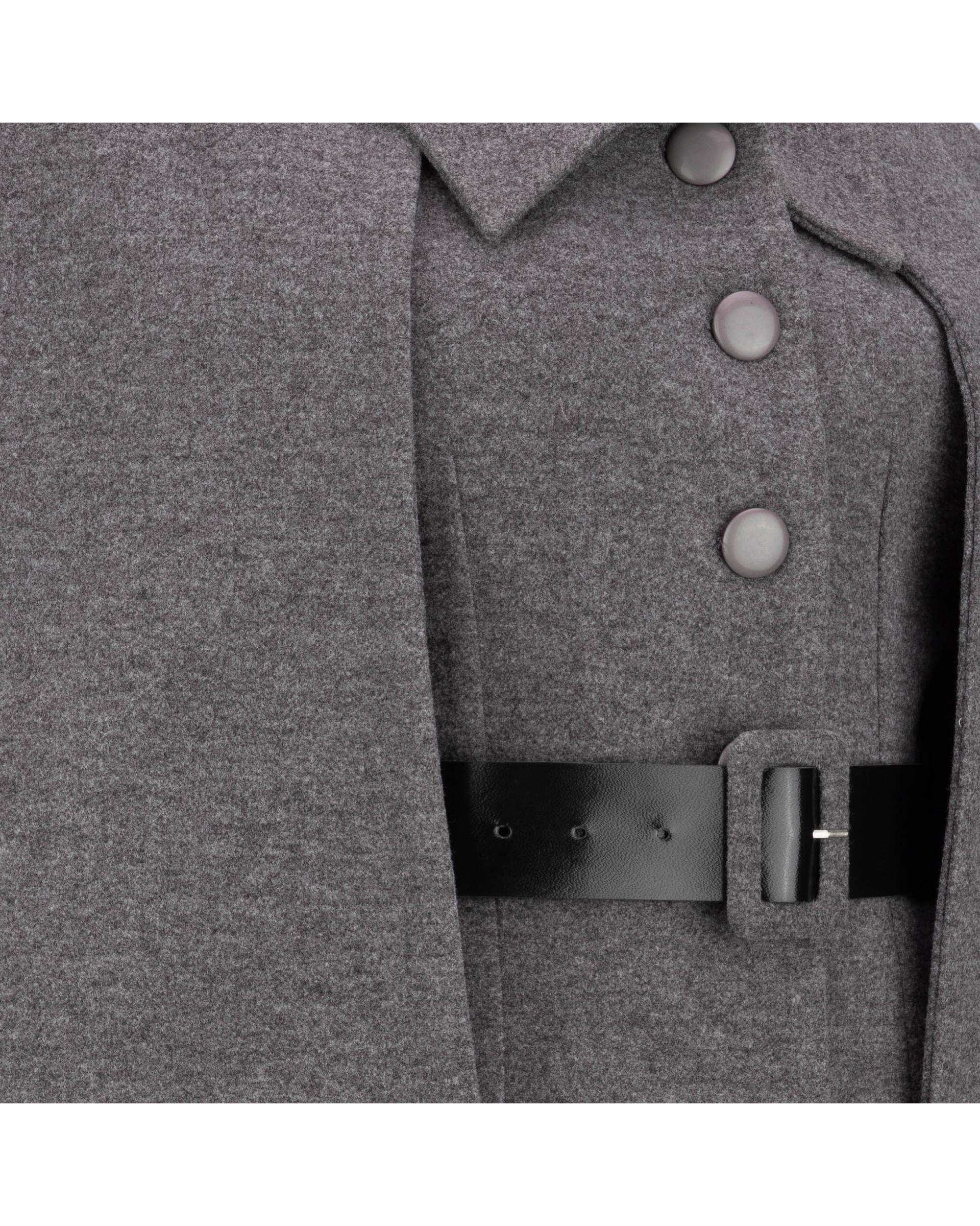 پالتو و شنل زنانه نوک مدادی مدل فوژان السانا Elsana کد 2409