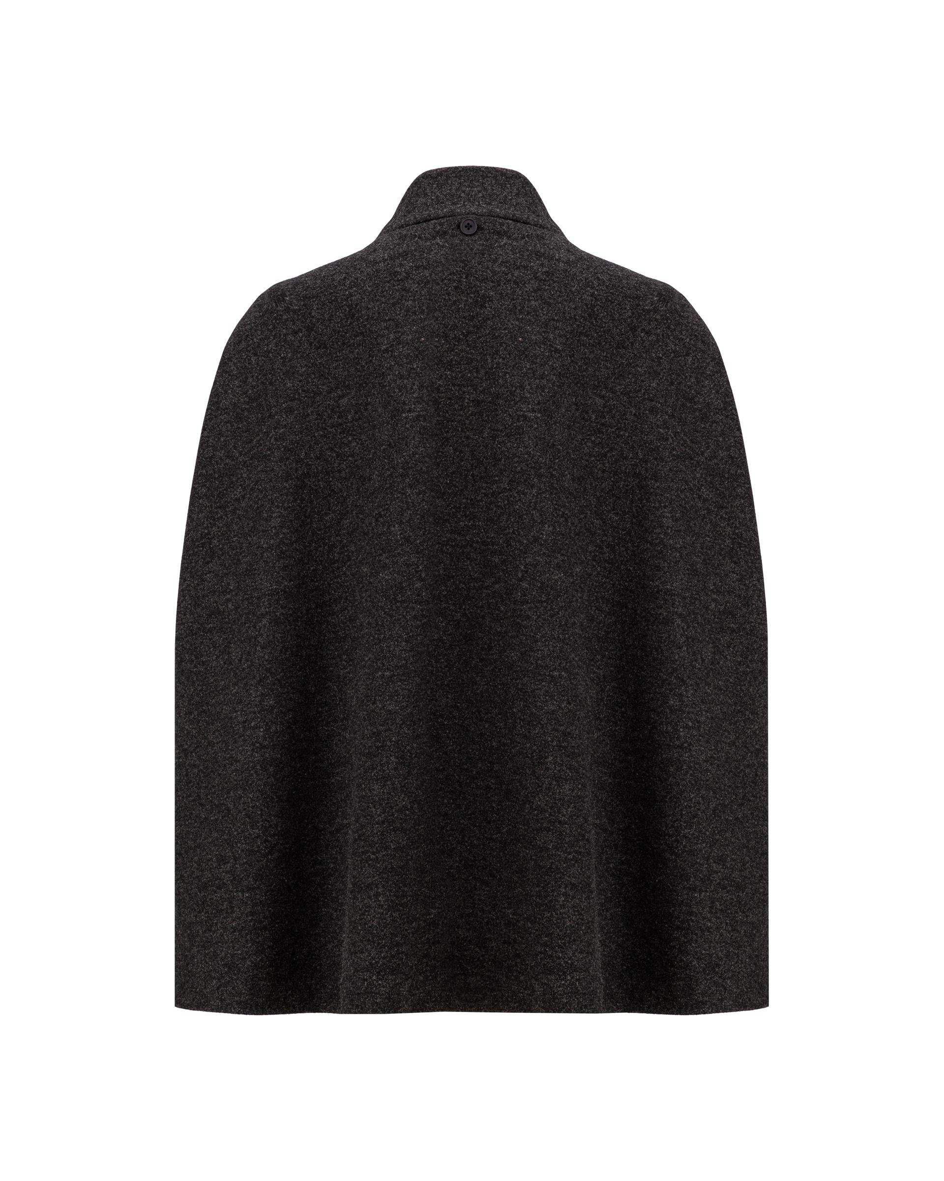 پالتو و شنل زنانه زغالی مدل فوژان السانا Elsana کد 2409