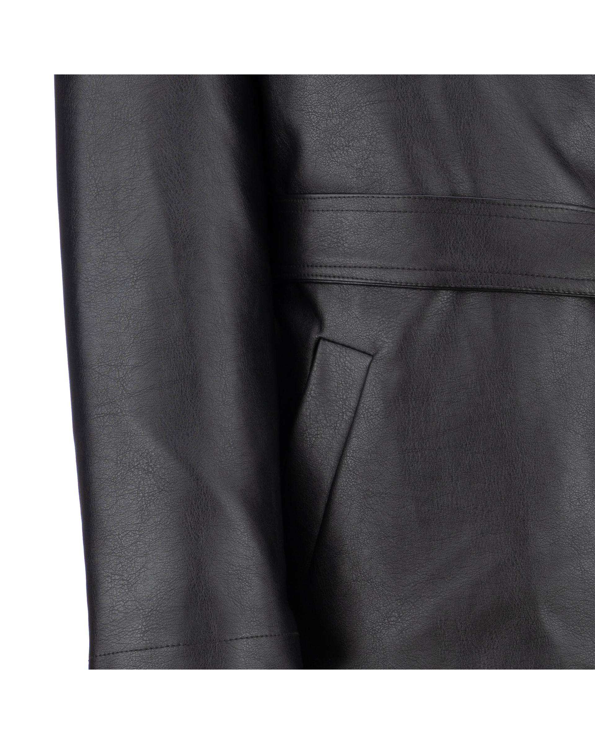 کت چرم زنانه مشکی مدل جانیس السانا Elsana کد 2411