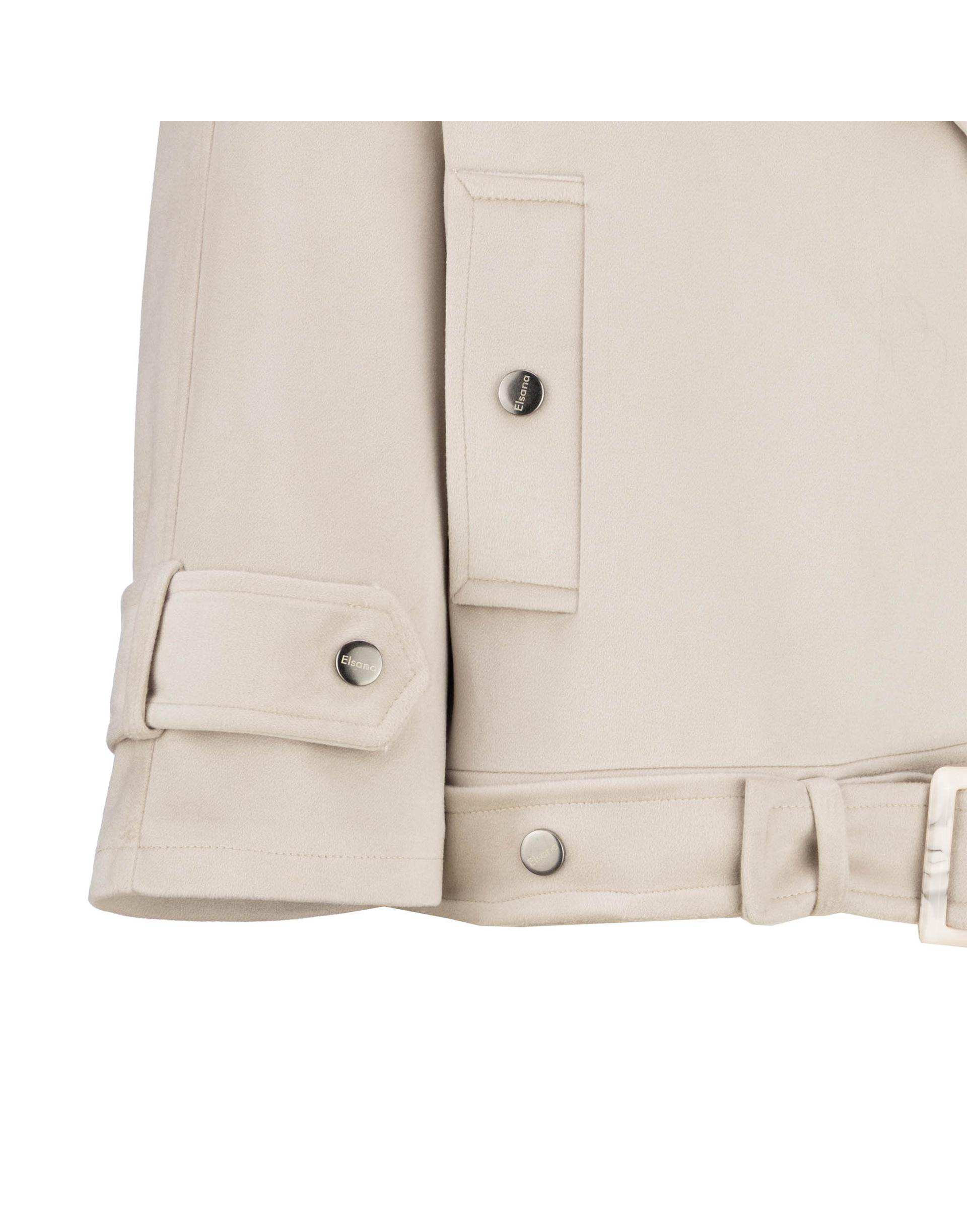 پالتو زنانه شیری مدل شادلین السانا Elsana کد 2412