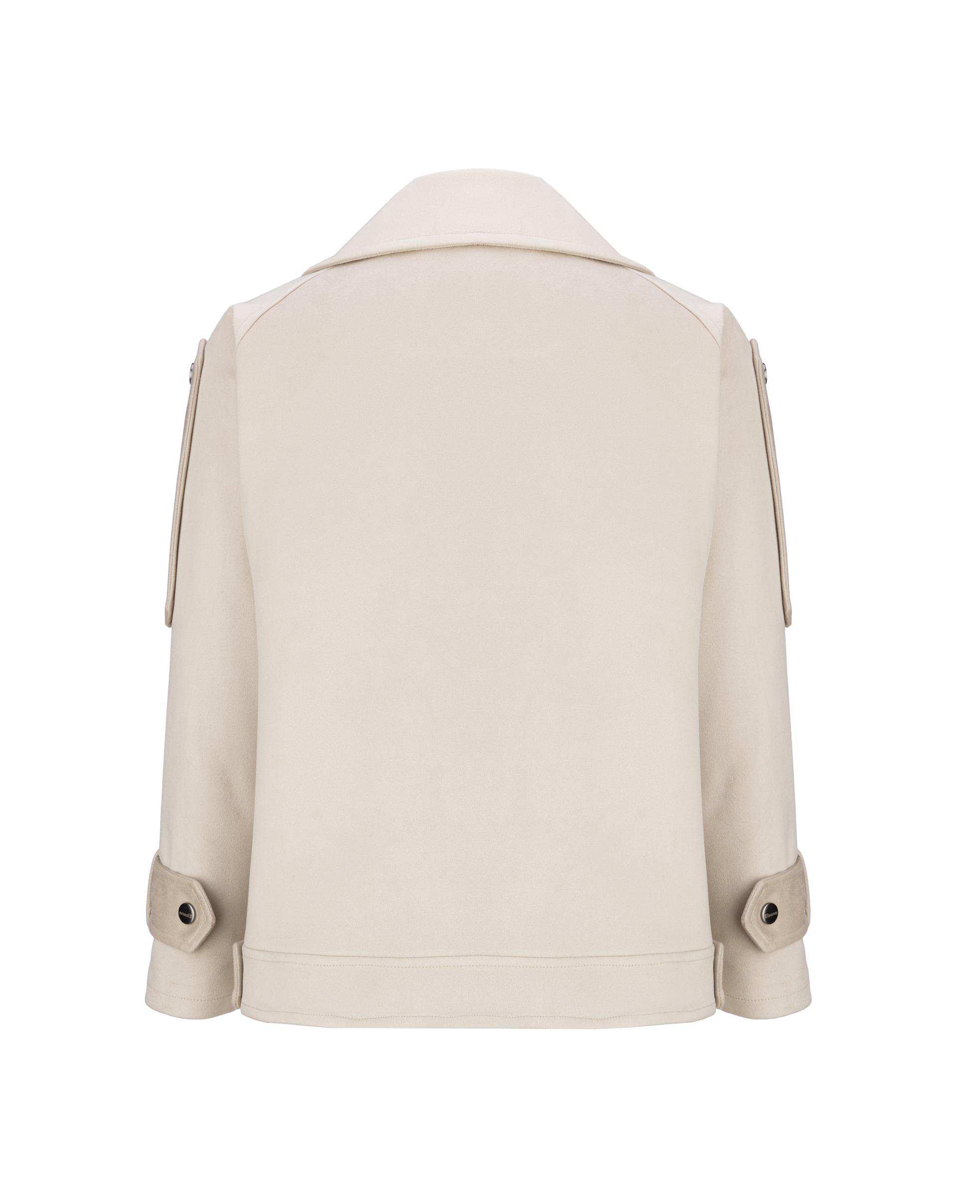 پالتو زنانه شیری مدل شادلین السانا Elsana کد 2412