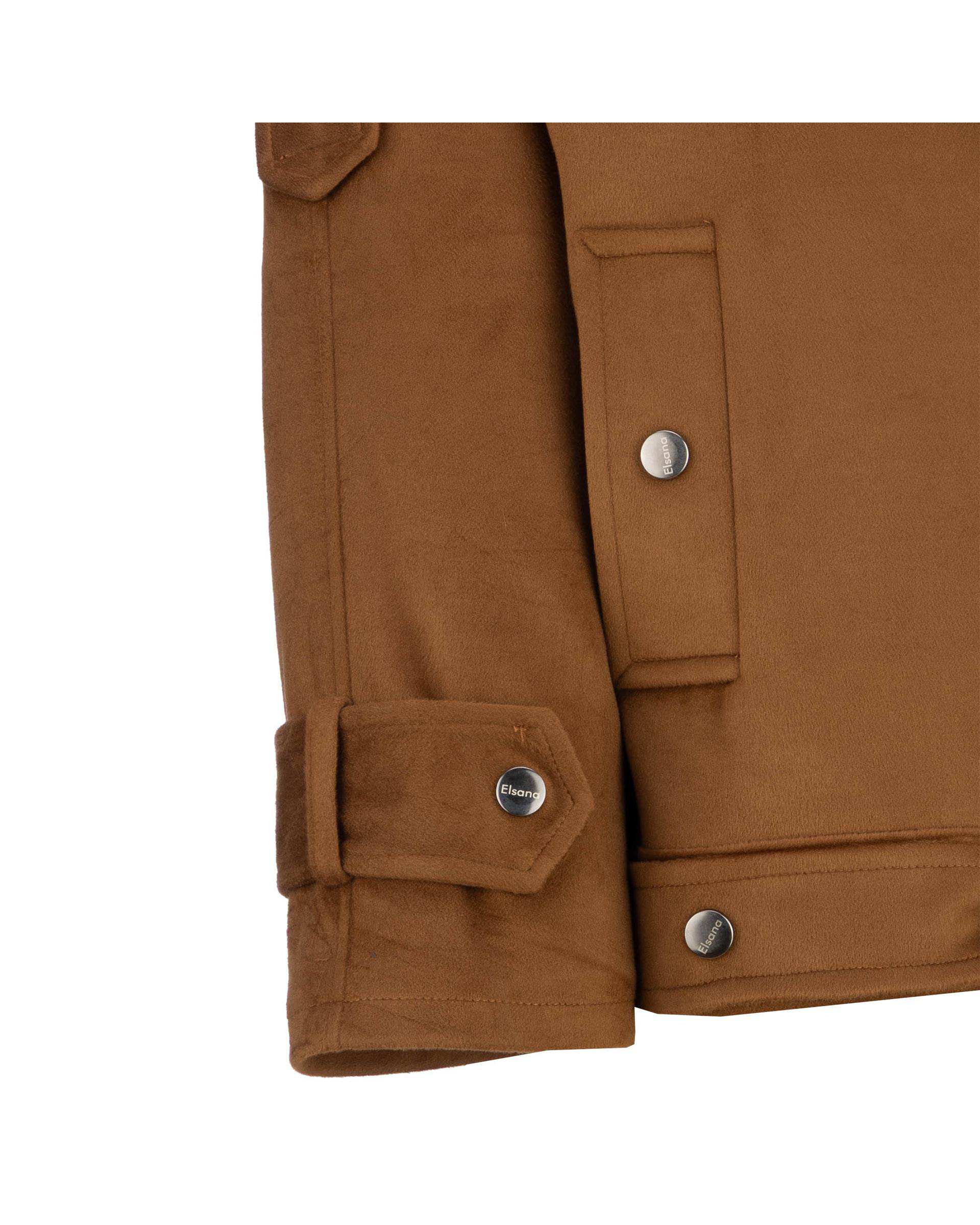 پالتو زنانه شتری مدل شادلین السانا Elsana کد 2412