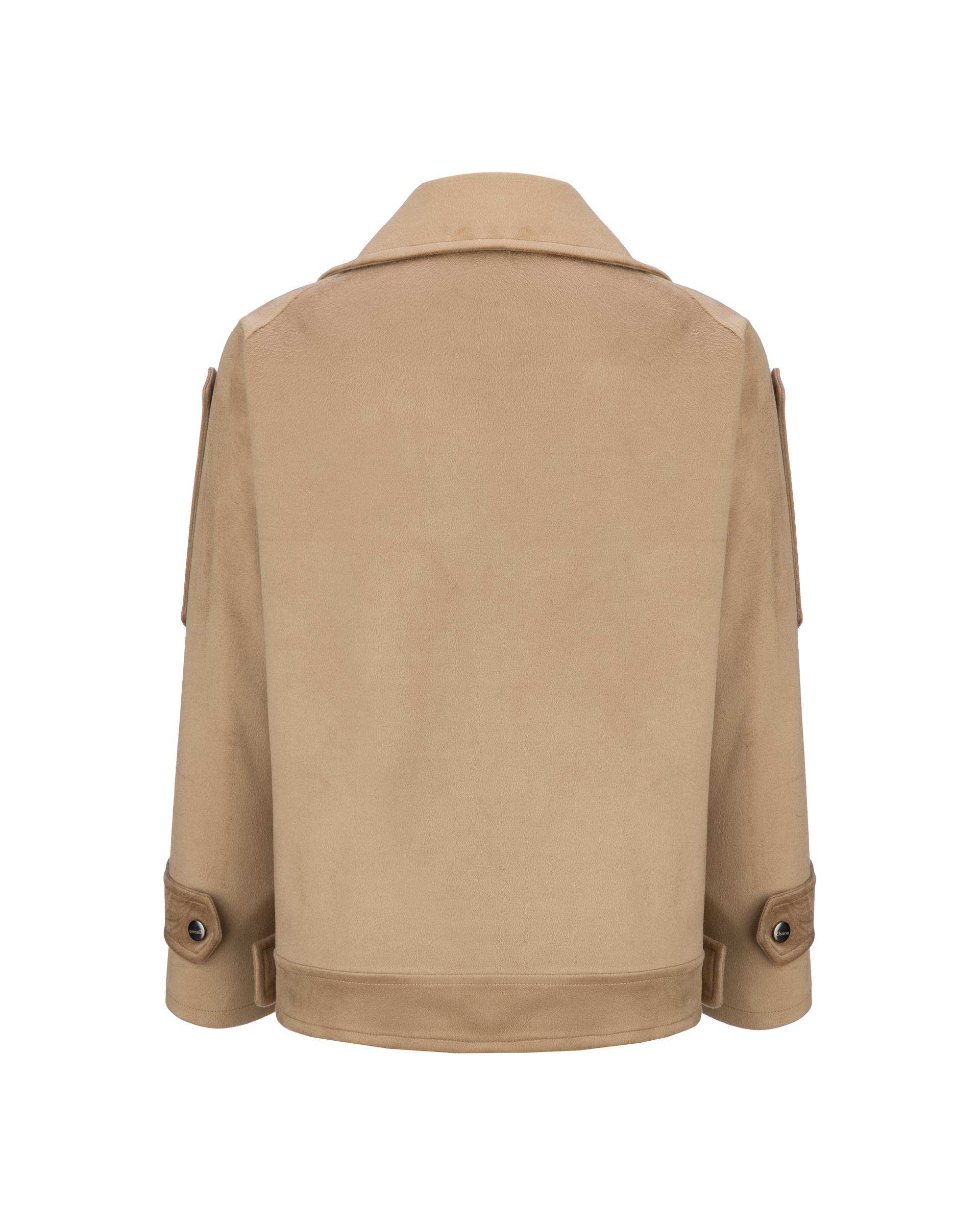 پالتو زنانه نسکافه ای مدل شادلین السانا Elsana کد 2412