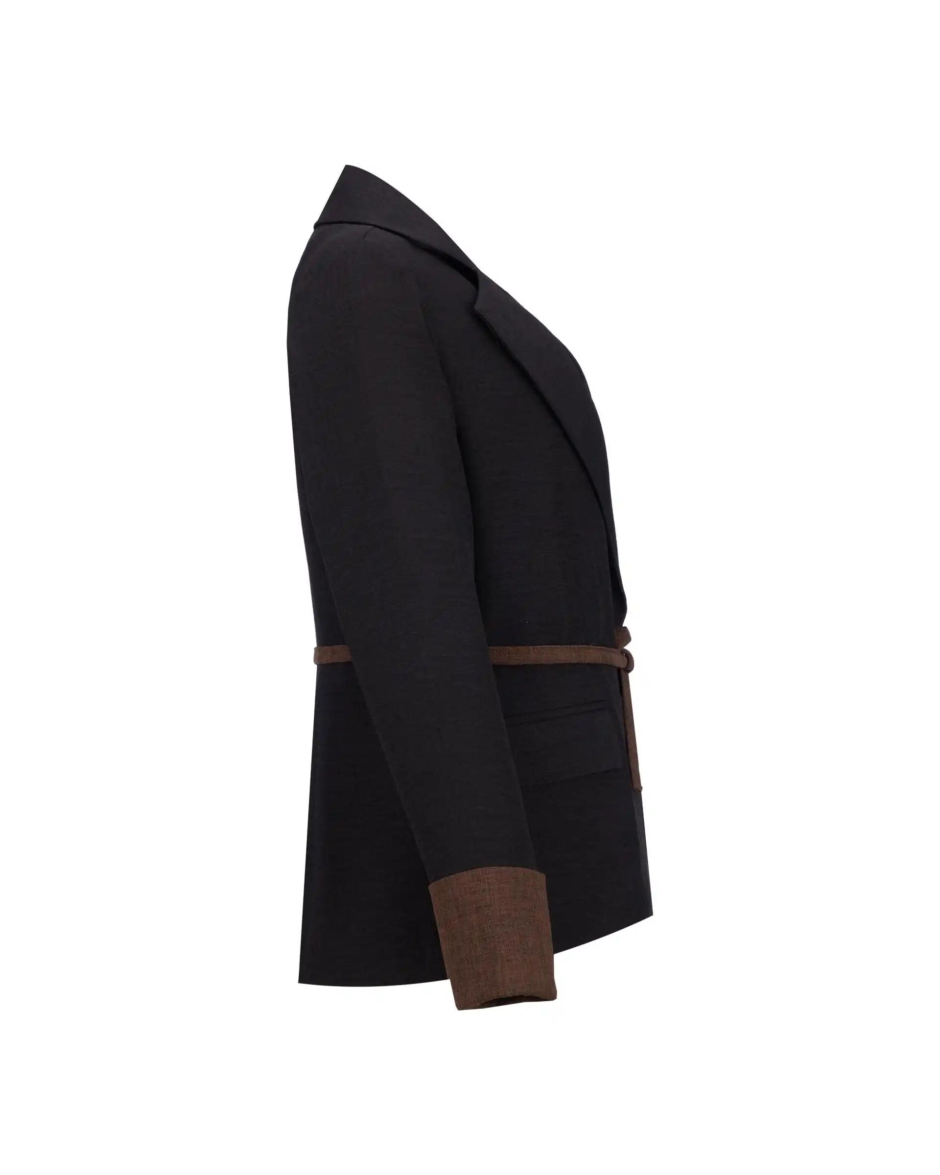 مانتو زنانه مشکی مدل ایوانا السانا Elsana کد 2414