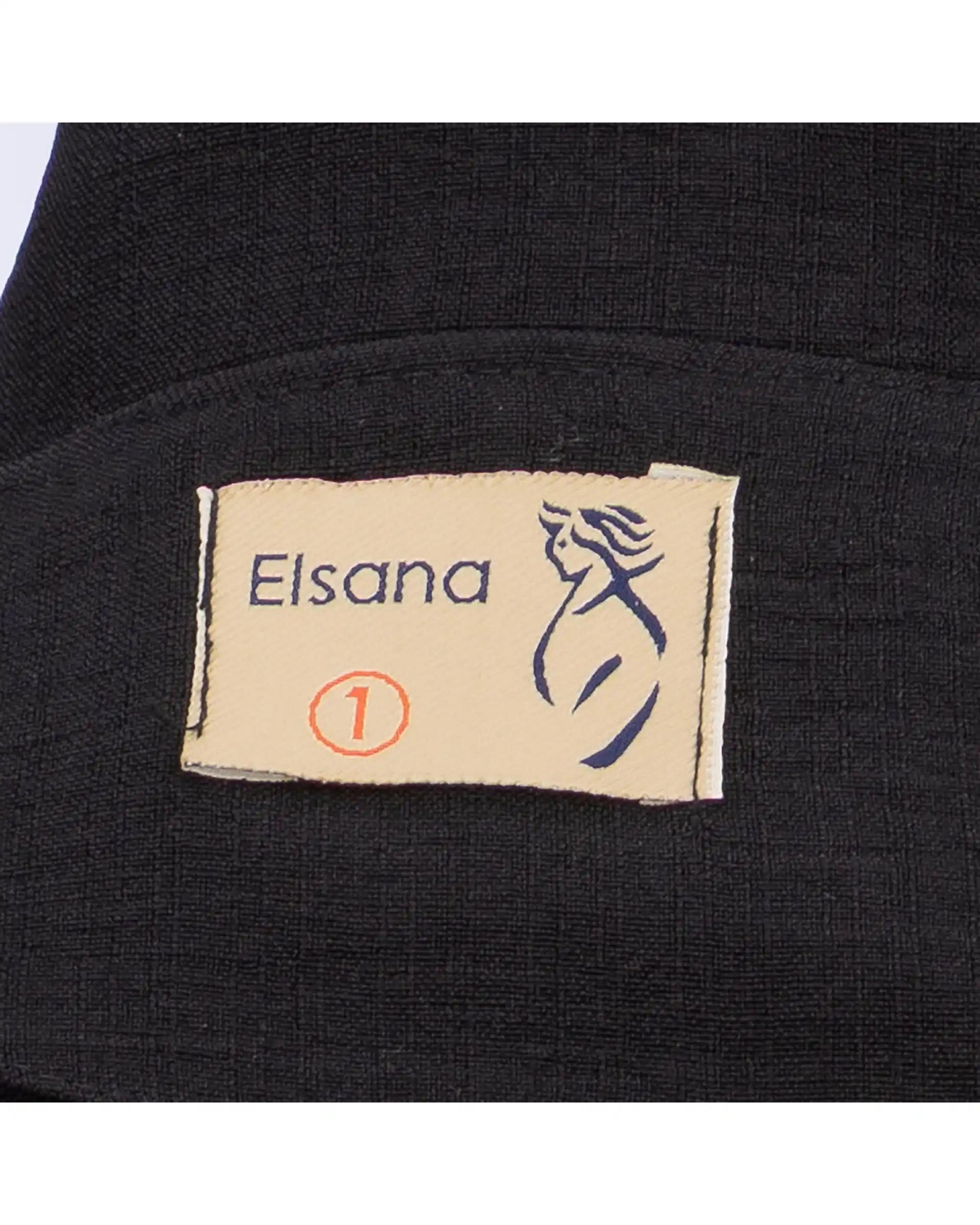 مانتو زنانه مشکی مدل ایوانا السانا Elsana کد 2414