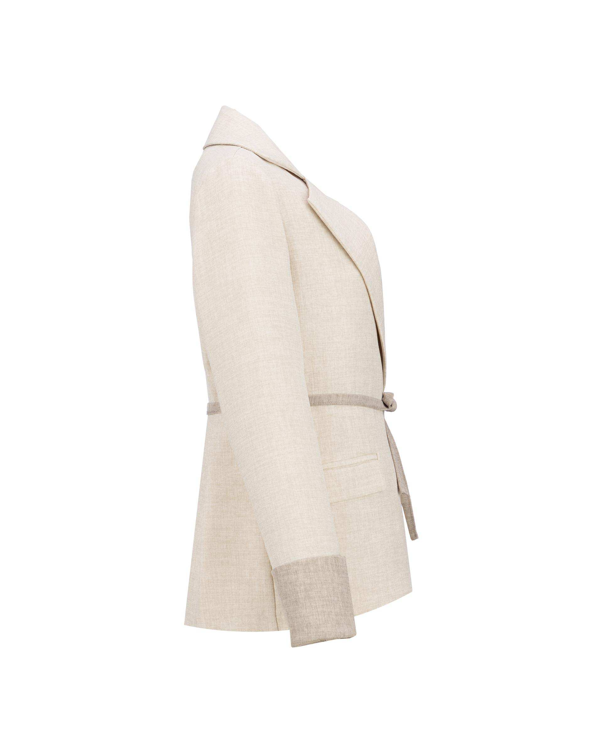 مانتو زنانه کرم مدل ایوانا السانا Elsana کد 2414