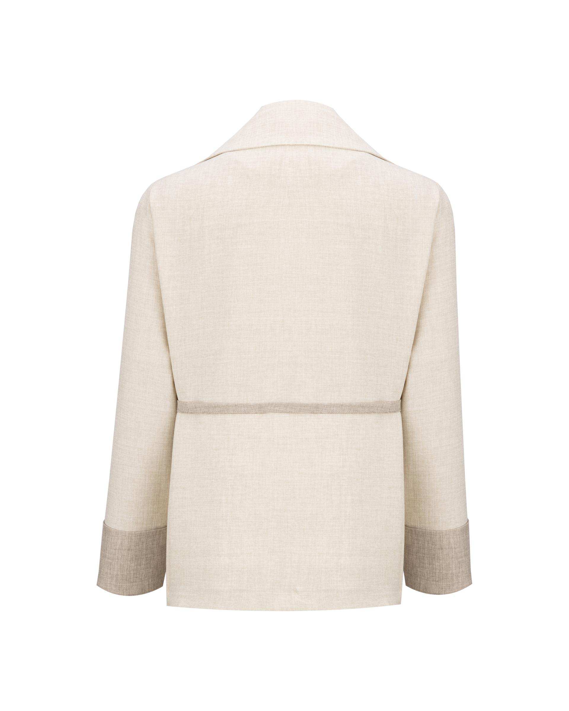 مانتو زنانه کرم مدل ایوانا السانا Elsana کد 2414