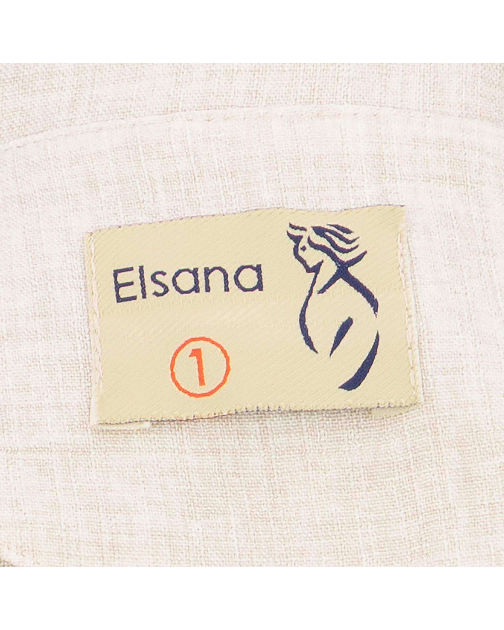 مانتو زنانه کرم مدل ایوانا السانا Elsana کد 2414