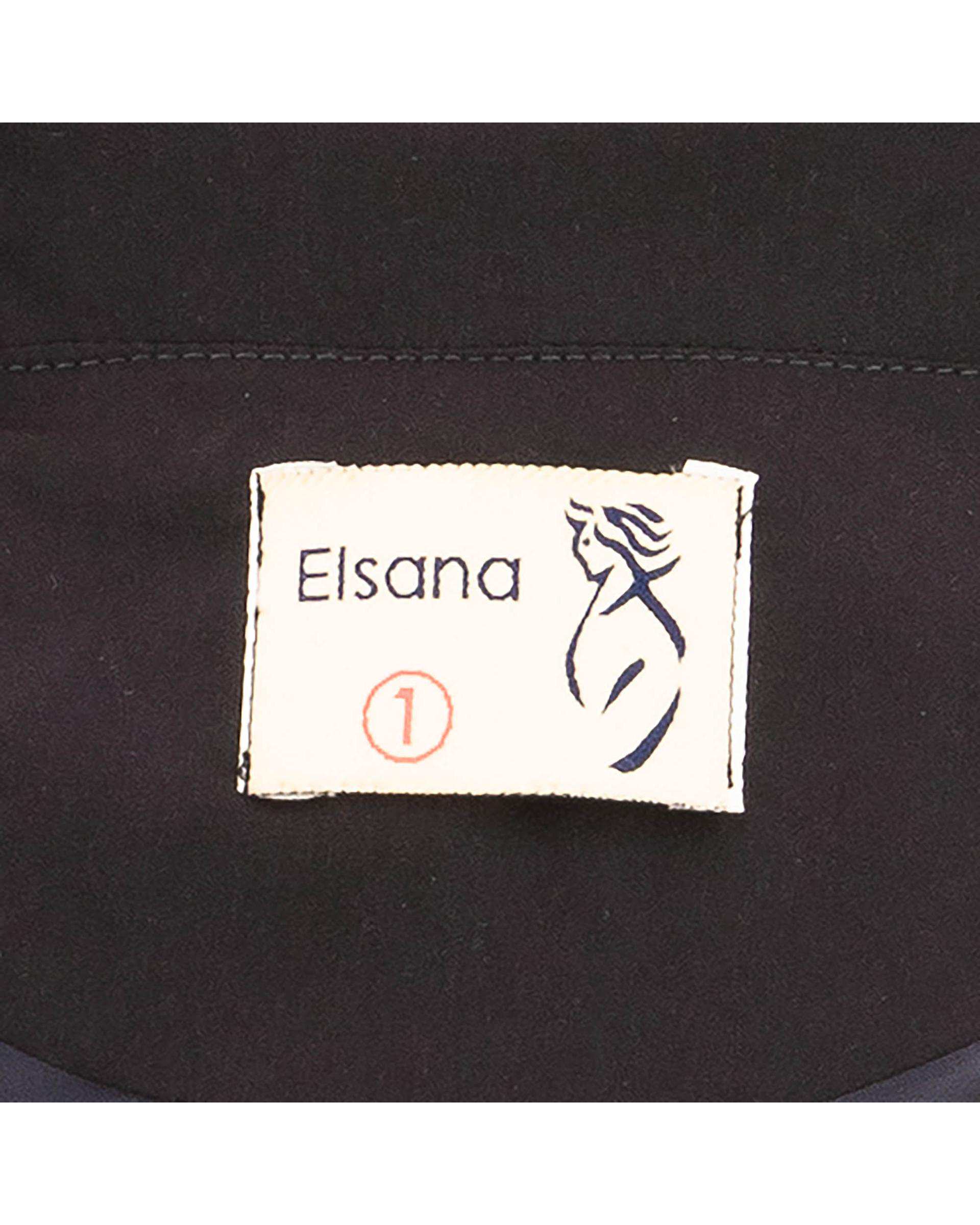 بارانی بلند  زنانه مشکی مدل رامسین السانا Elsana کد 2416