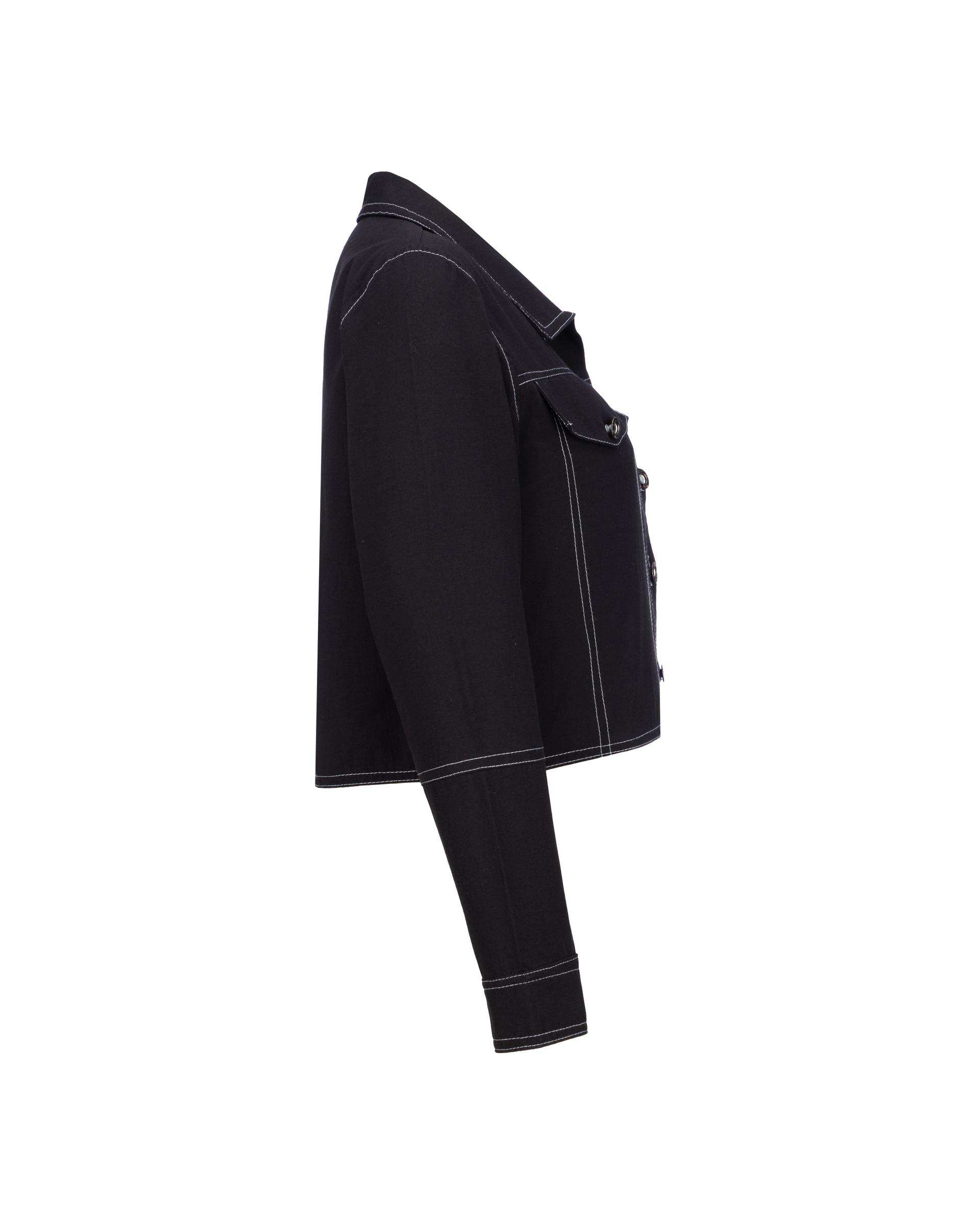 ست کت کراپ و شلوار زنانه مشکی مدل آرتیمان السانا Elsana کد 2417