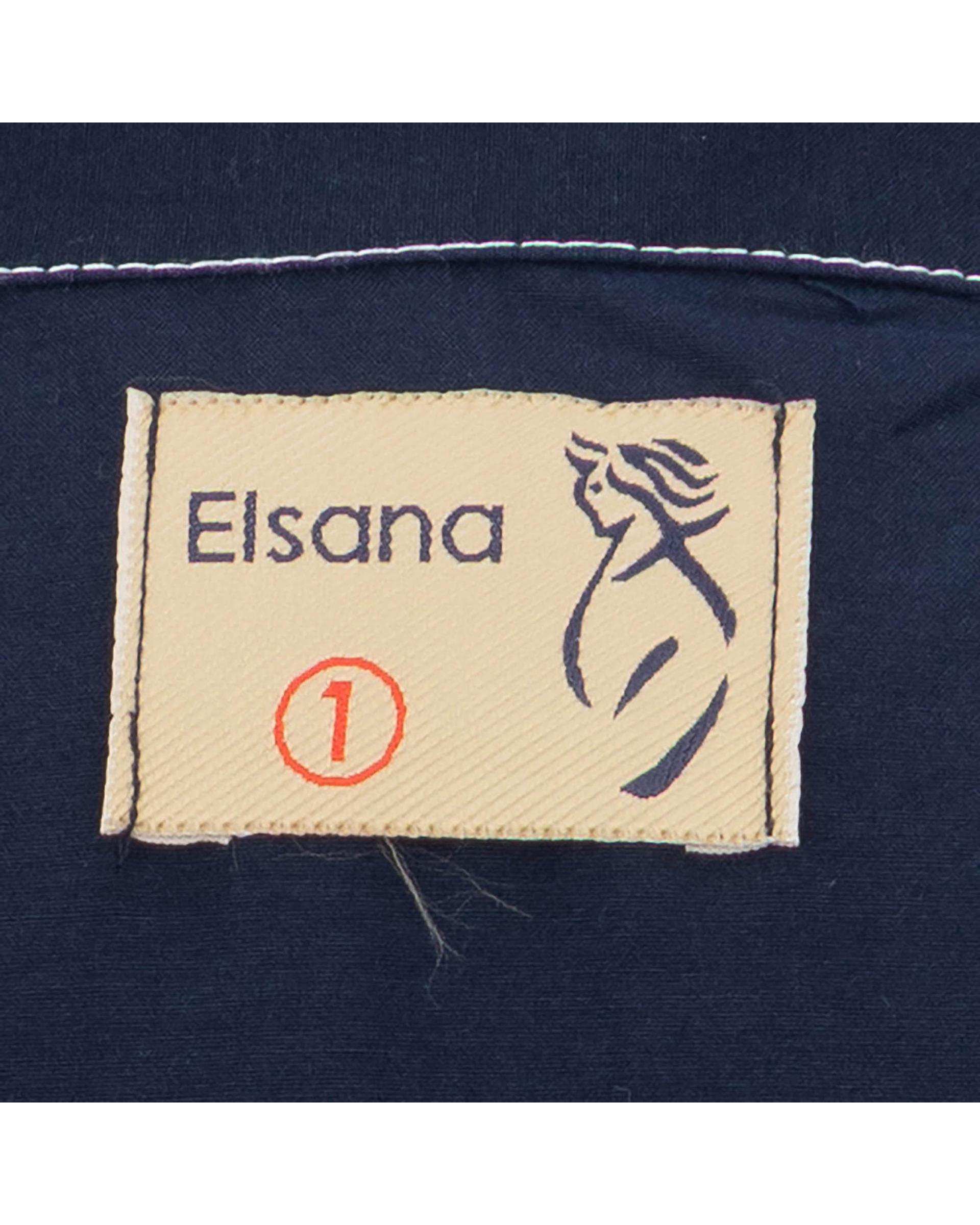 ست کت کراپ و شلوار زنانه سرمه ای مدل آرتیمان السانا Elsana کد 2417
