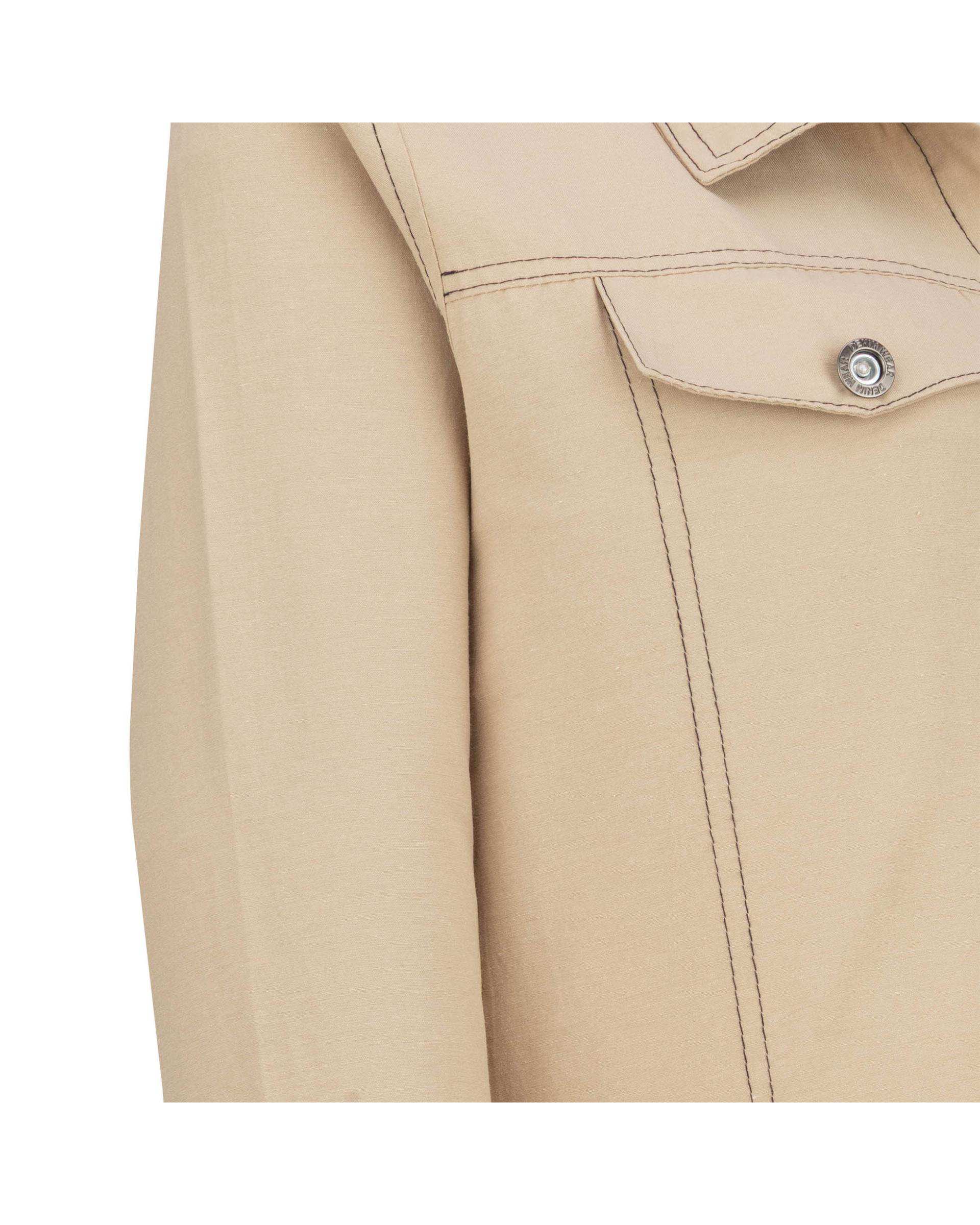 ست کت کراپ و شلوار زنانه کرم مدل آرتیمان السانا Elsana کد 2417