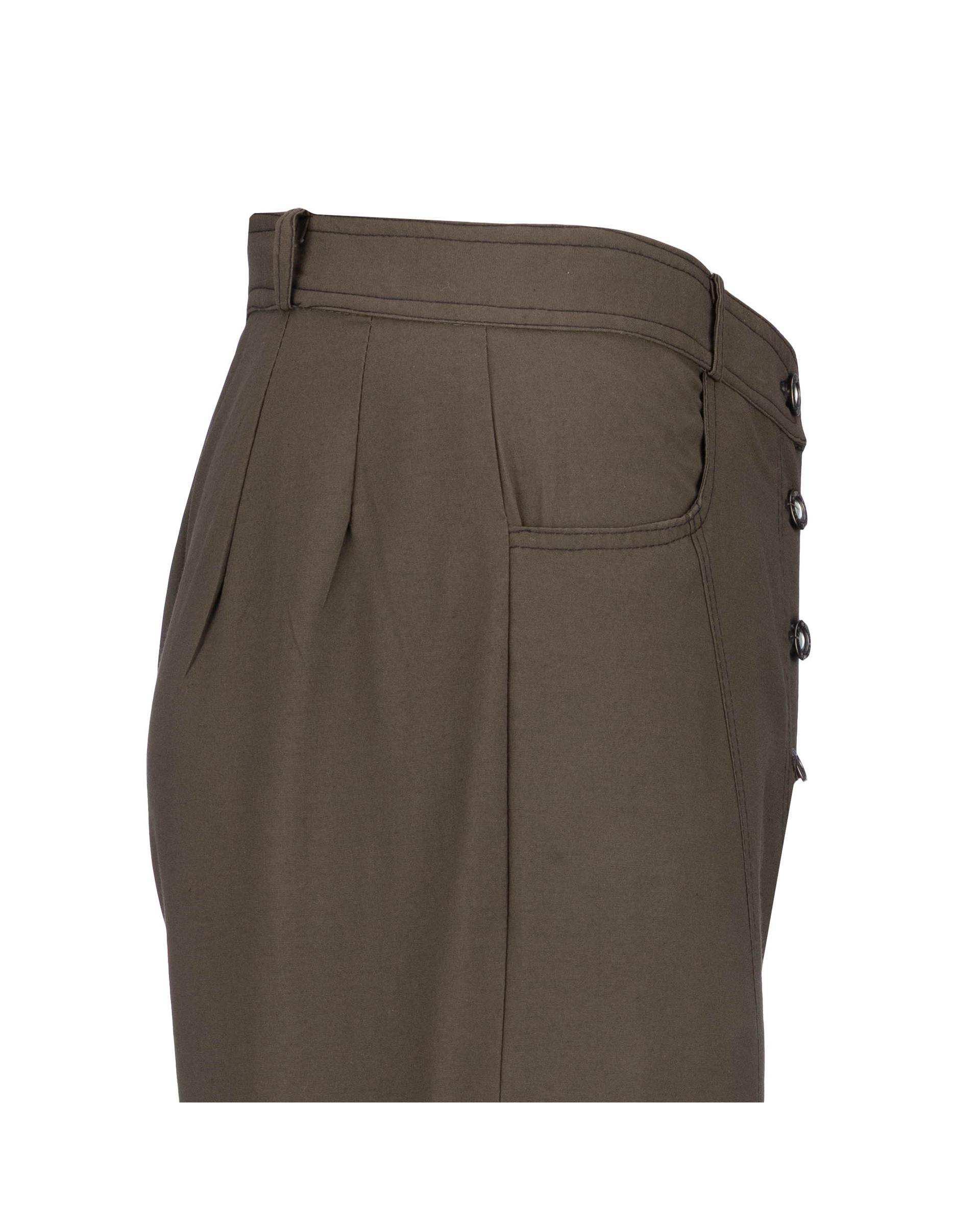 ست کت کراپ و شلوار زنانه سبز یشمی مدل آرتیمان السانا Elsana کد 2417