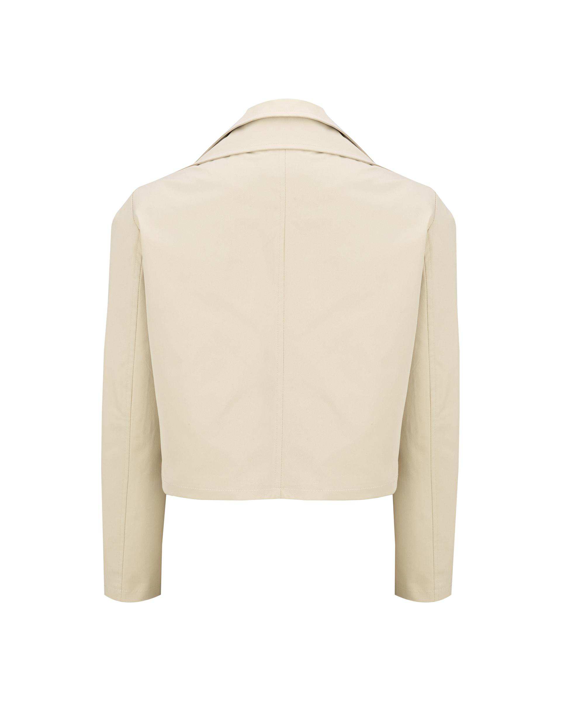 کت کراپ زنانه نخودی مدل رازیان السانا Elsana کد 2418