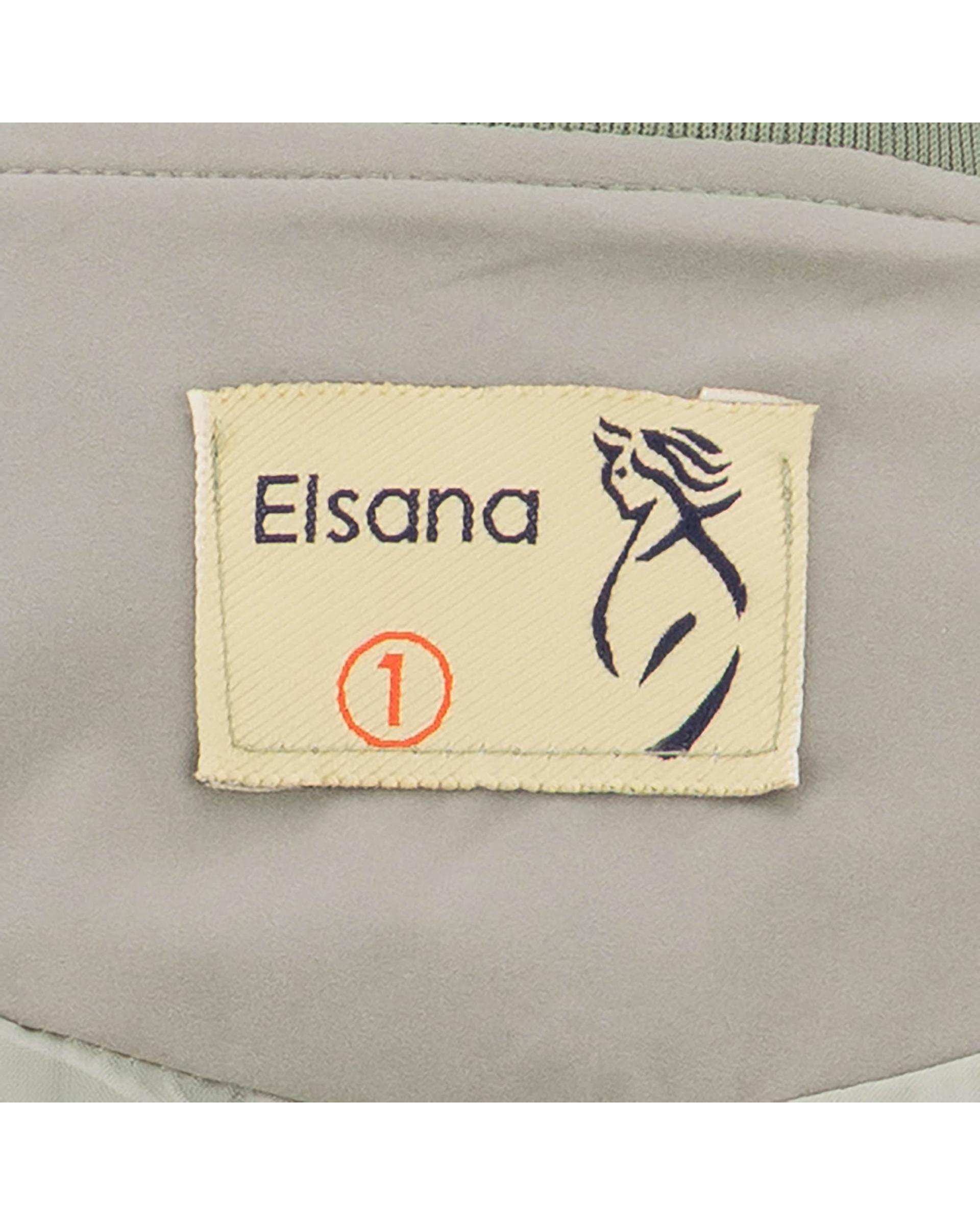 کت کراپ زنانه سبز سدری مدل آیاز السانا Elsana کد 2421