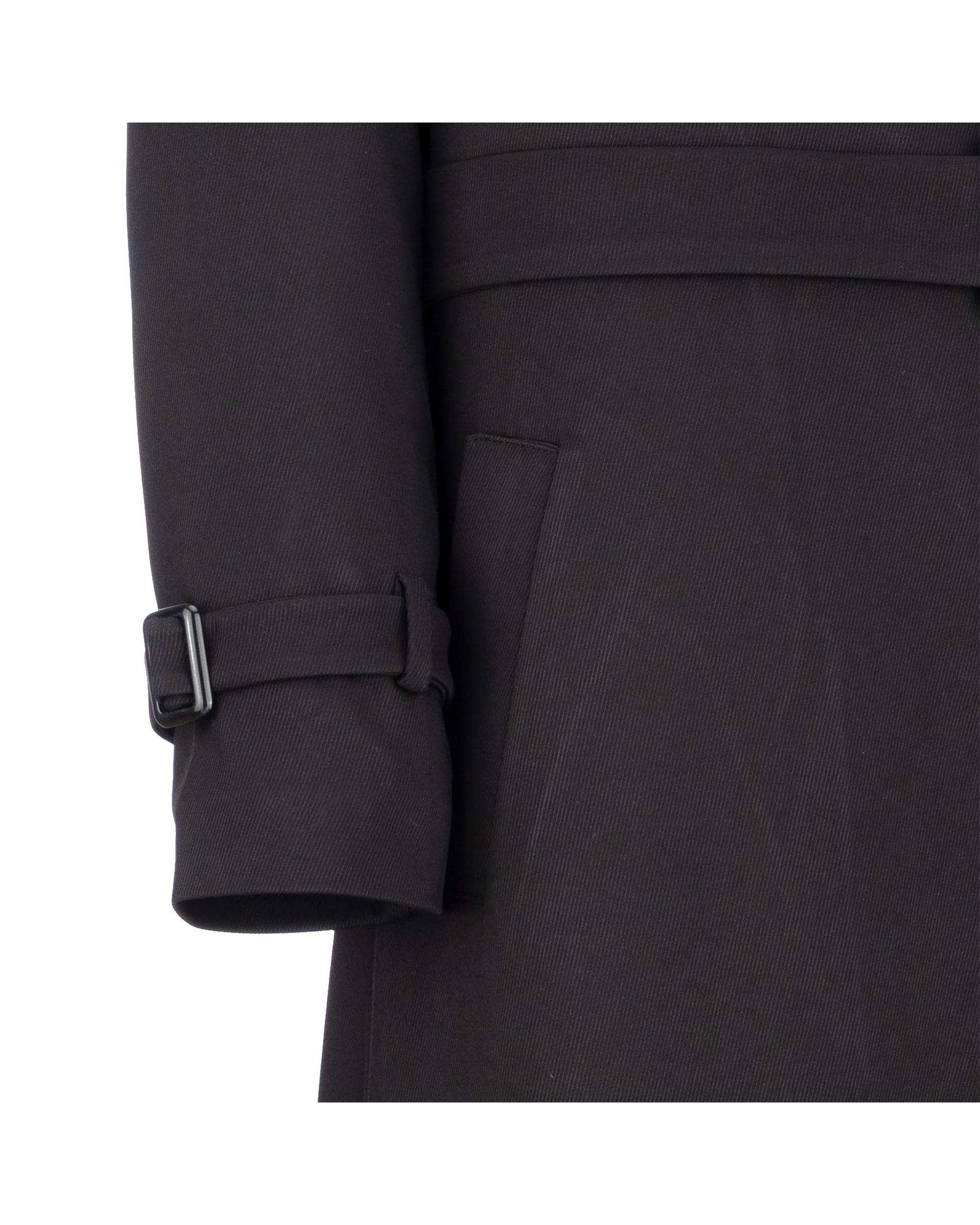 بارانی بلند زنانه مشکی مدل گلارین السانا Elsana کد 2422