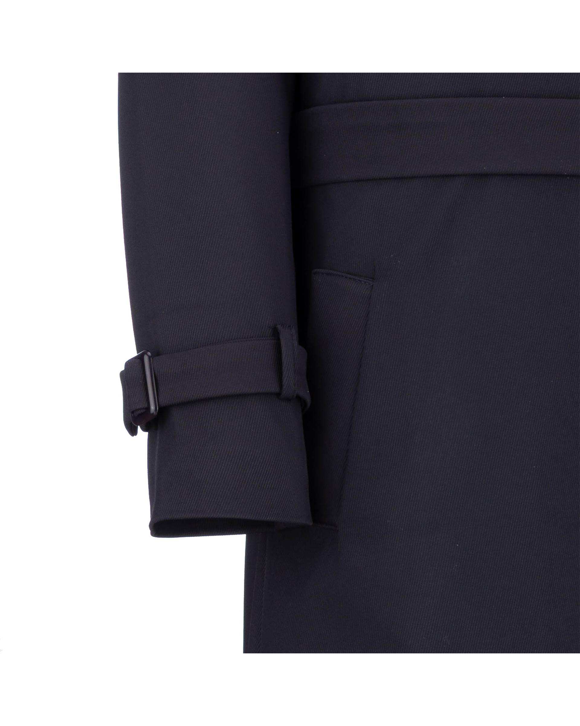 بارانی بلند زنانه سرمه ای مدل گلارین السانا Elsana کد 2422