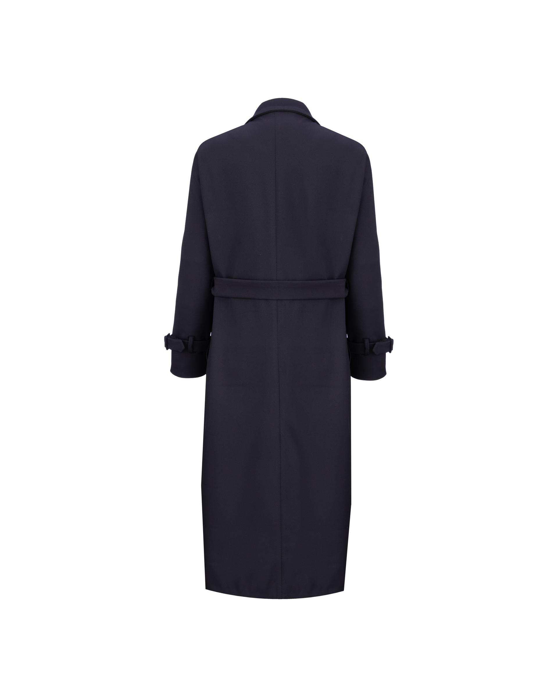 بارانی بلند زنانه سرمه ای مدل گلارین السانا Elsana کد 2422