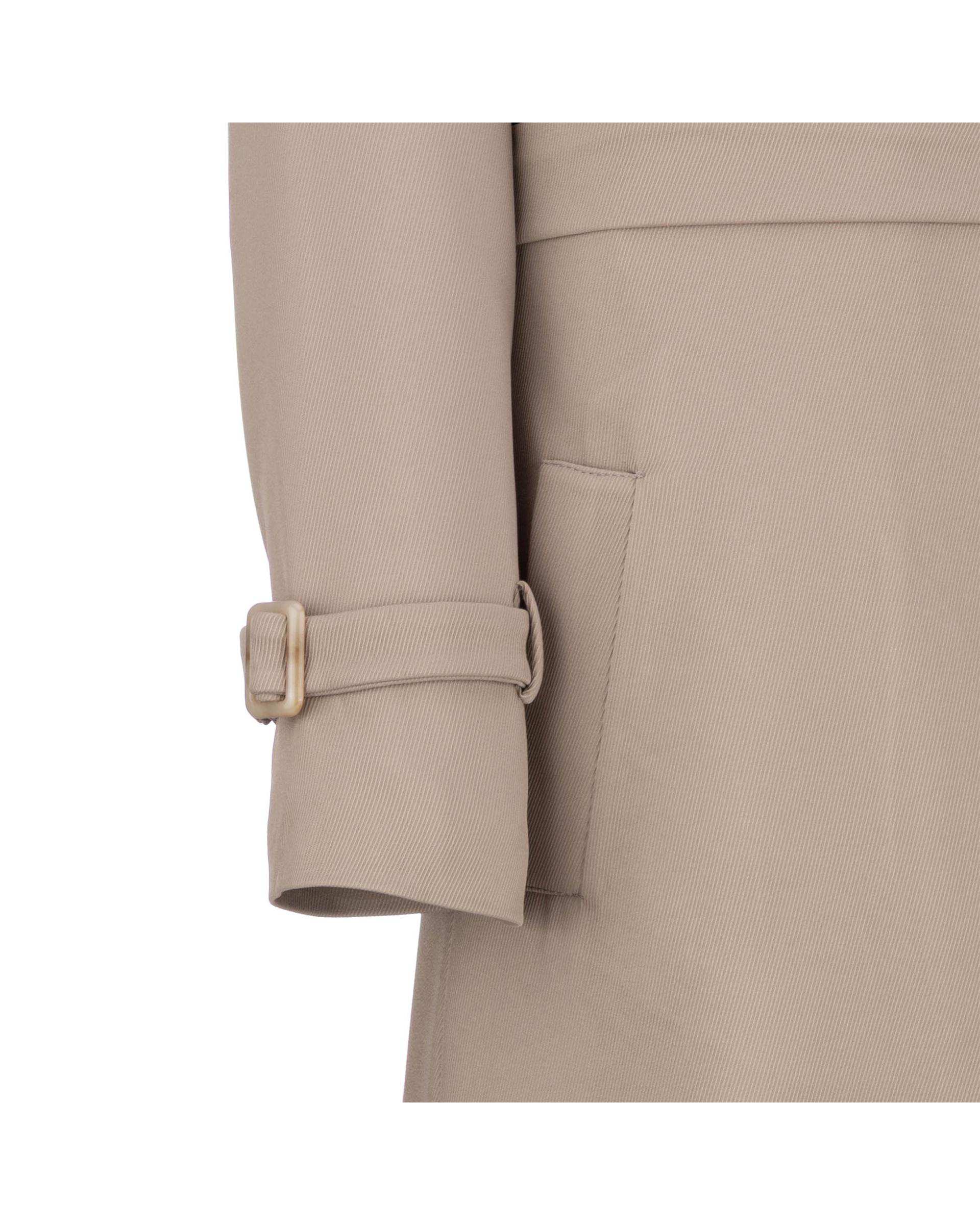 بارانی بلند زنانه شکلاتی مدل گلارین السانا Elsana کد 2422