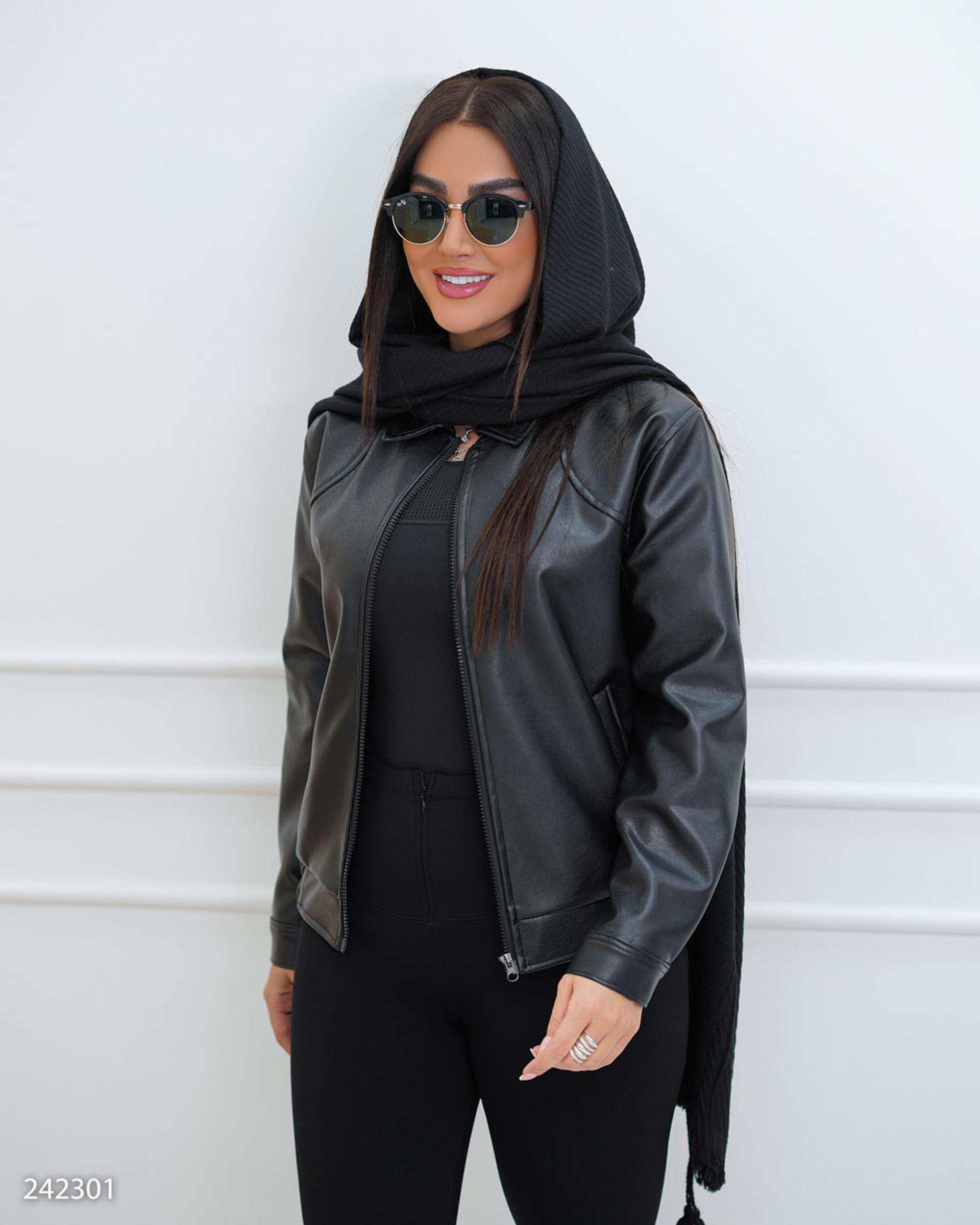 کت زنانه مشکی مدل نجمه السانا Elsana کد 2423