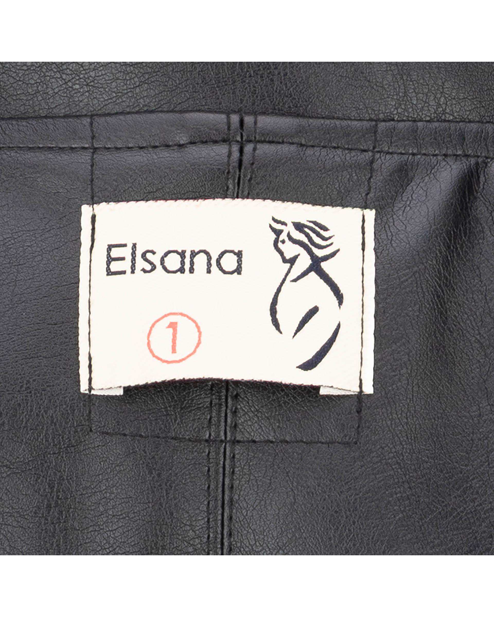 کت زنانه مشکی مدل نجمه السانا Elsana کد 2423