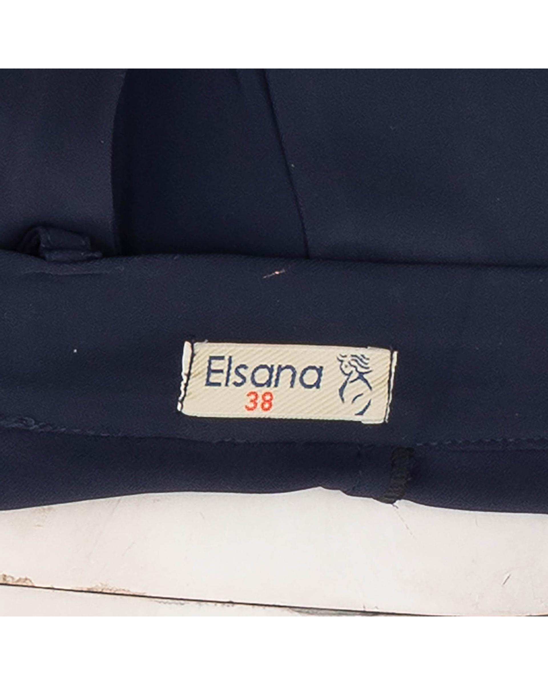 شلوار زنانه بگ سرمه ای مدل ماکوان السانا Elsana کد 2424